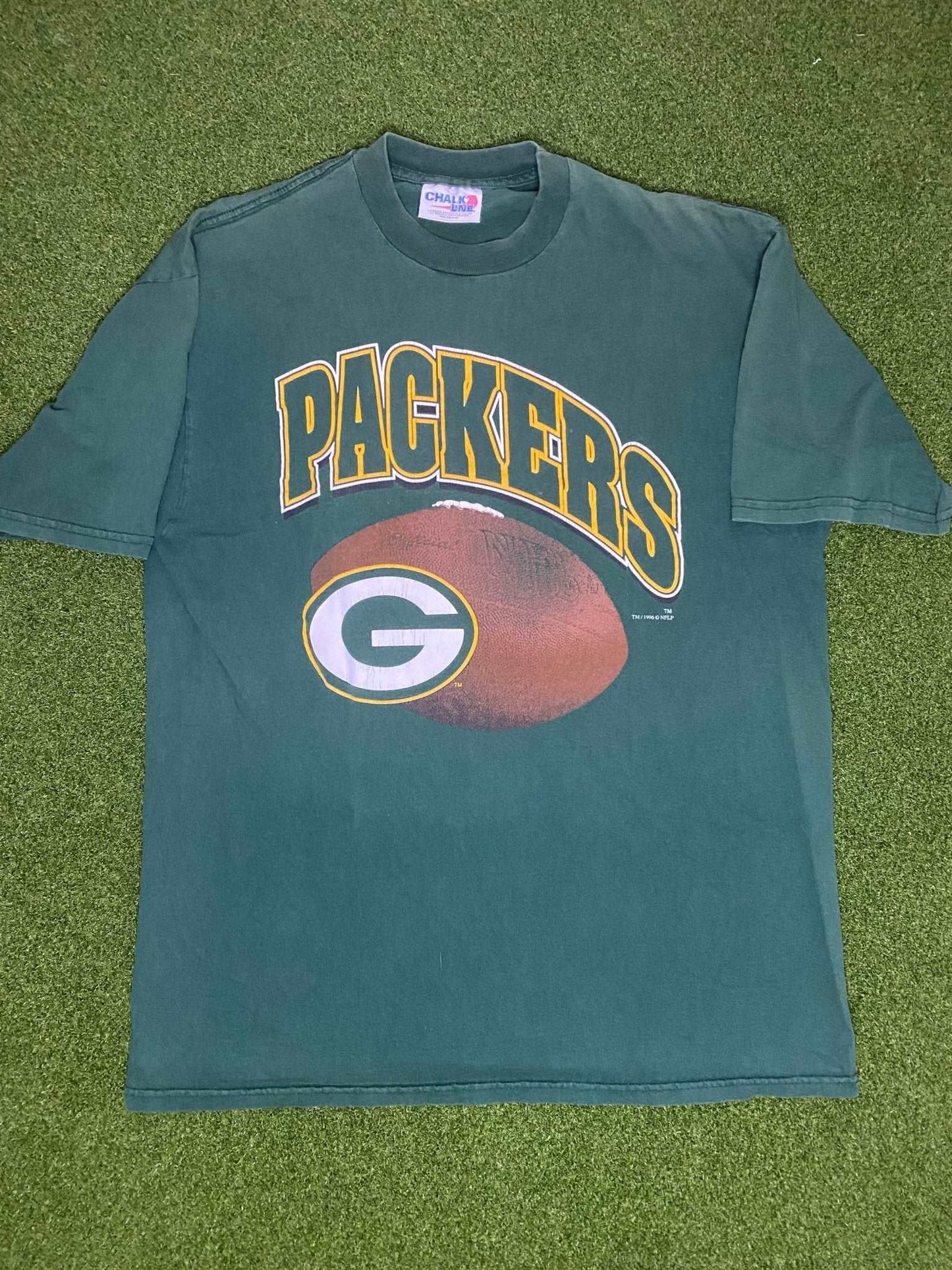 1996 Green Bay Packers - Vintage NFL Tee Shirt (XL) - Gametime Vintage