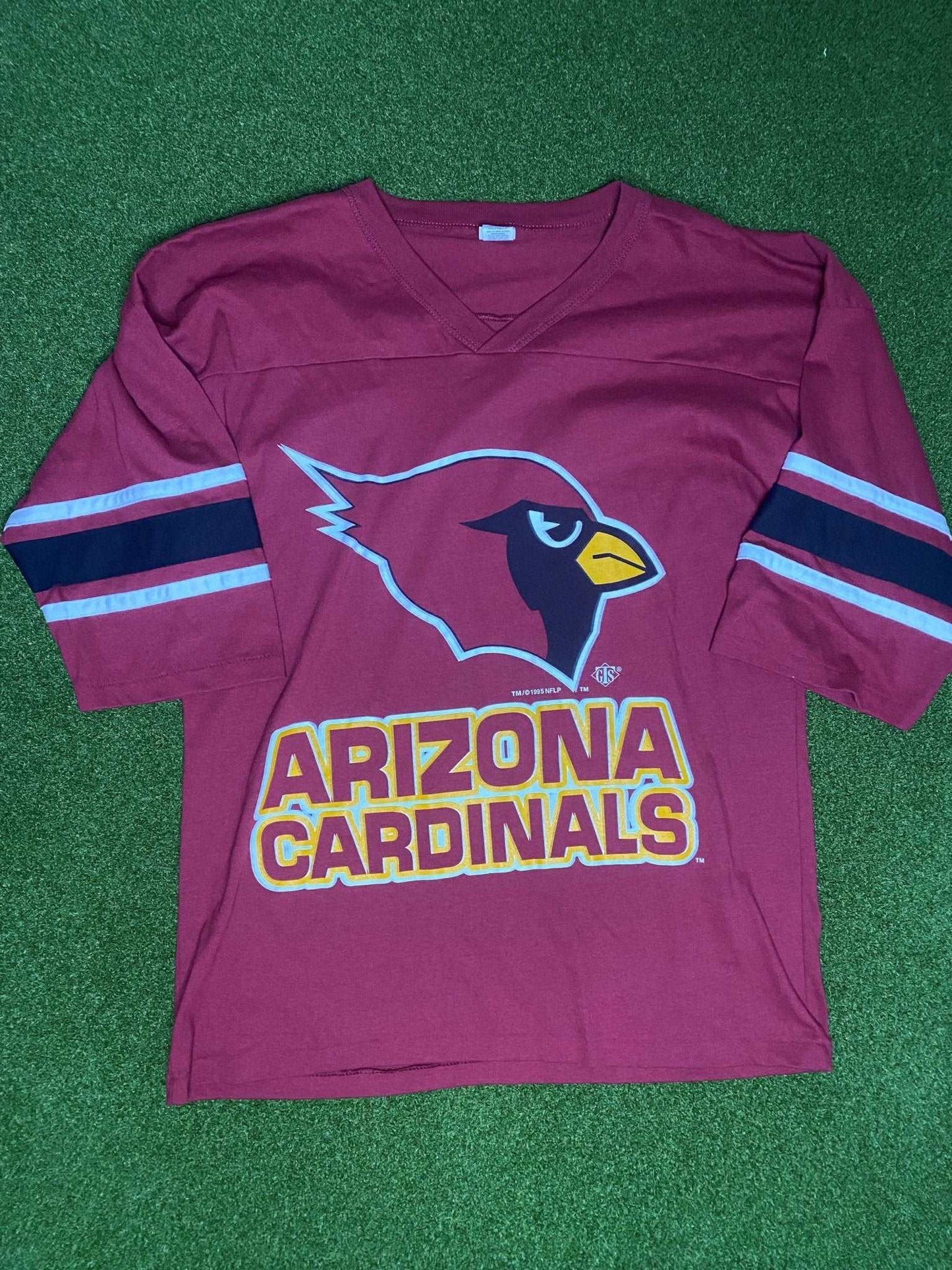1996 Arizona Cardinals - Big Graphic - Vintage NFL Tee Shirt (Large) - Gametime Vintage