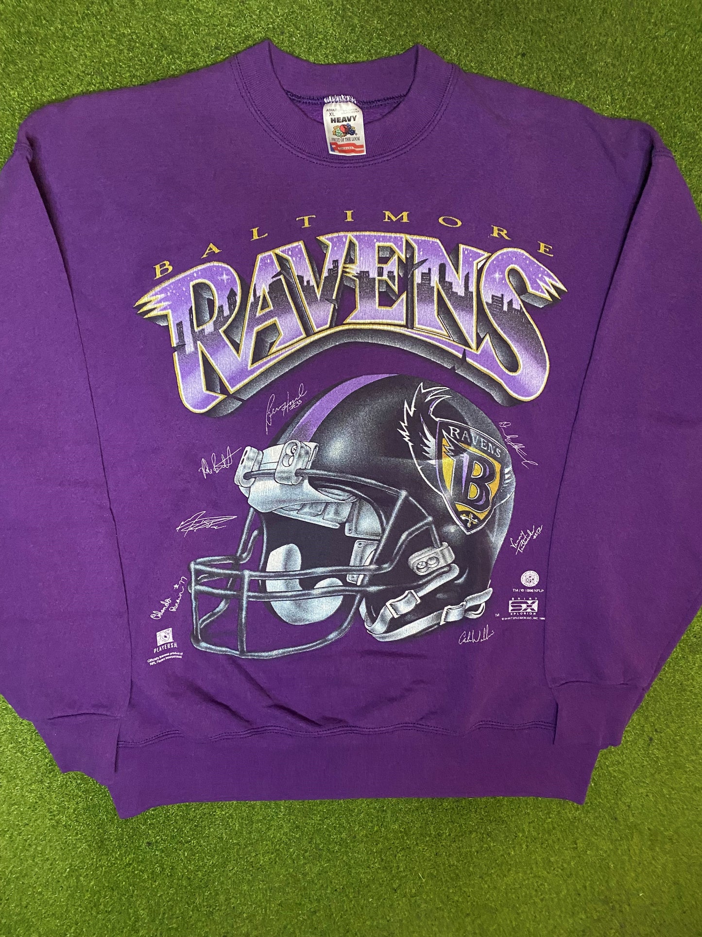 1996 Baltimore Ravens - Vintage NFL Sweatshirt (XL) - Gametime Vintage