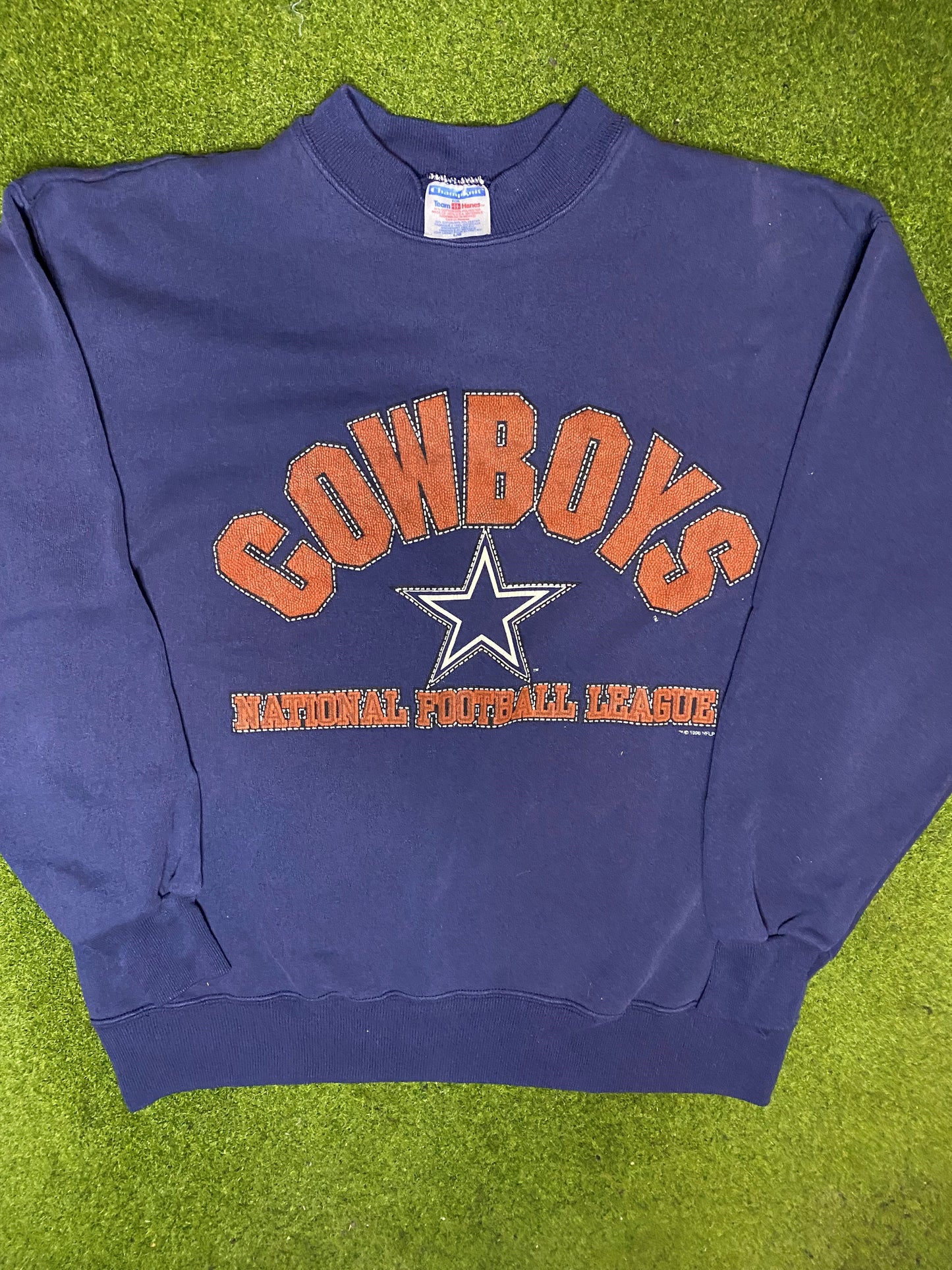 1996 Dallas Cowboys - Vintage NFL Sweatshirt (Large) - Gametime Vintage