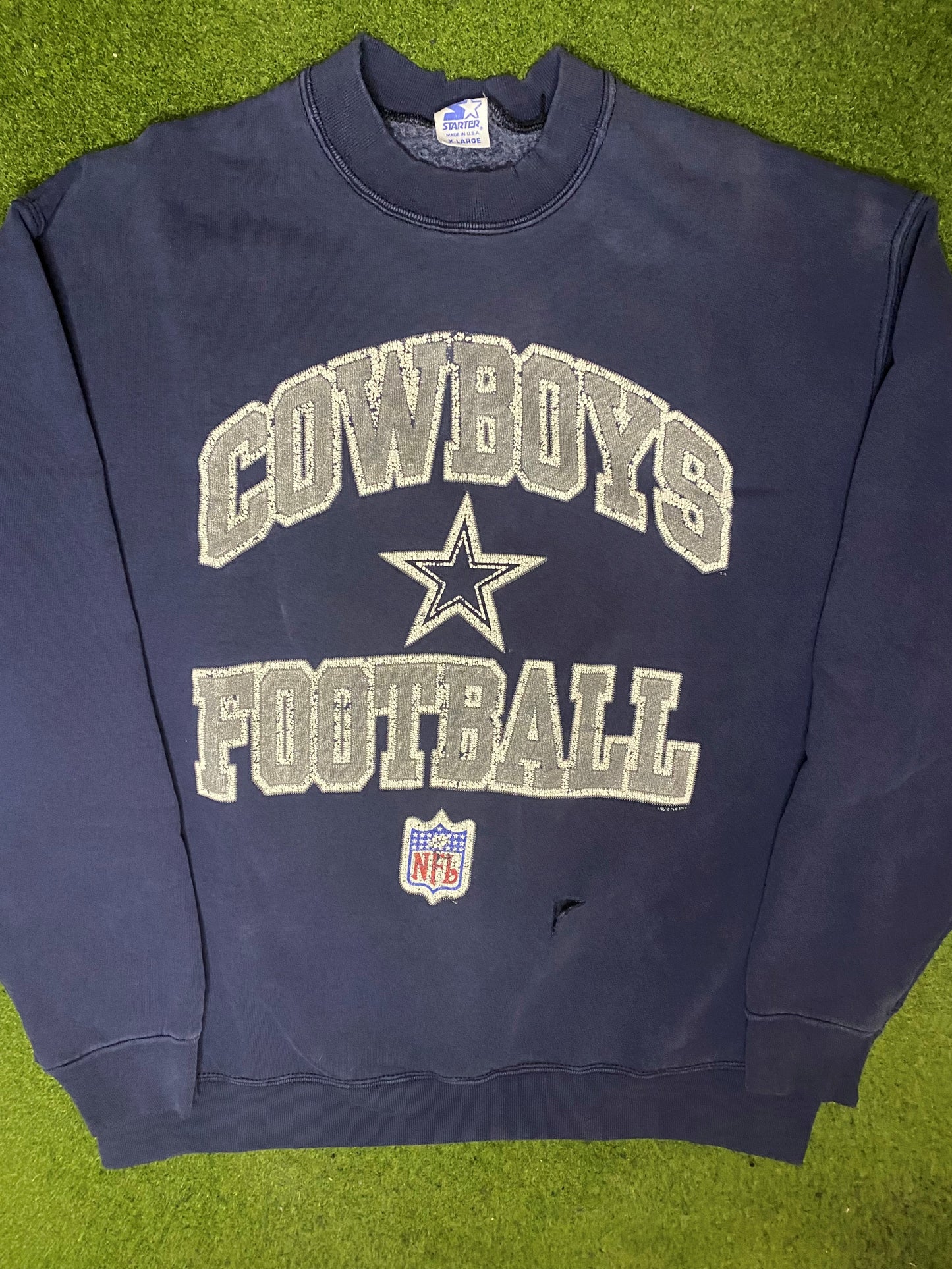 1996 Dallas Cowboys - Vintage NFL Sweatshirt (XL) - Gametime Vintage