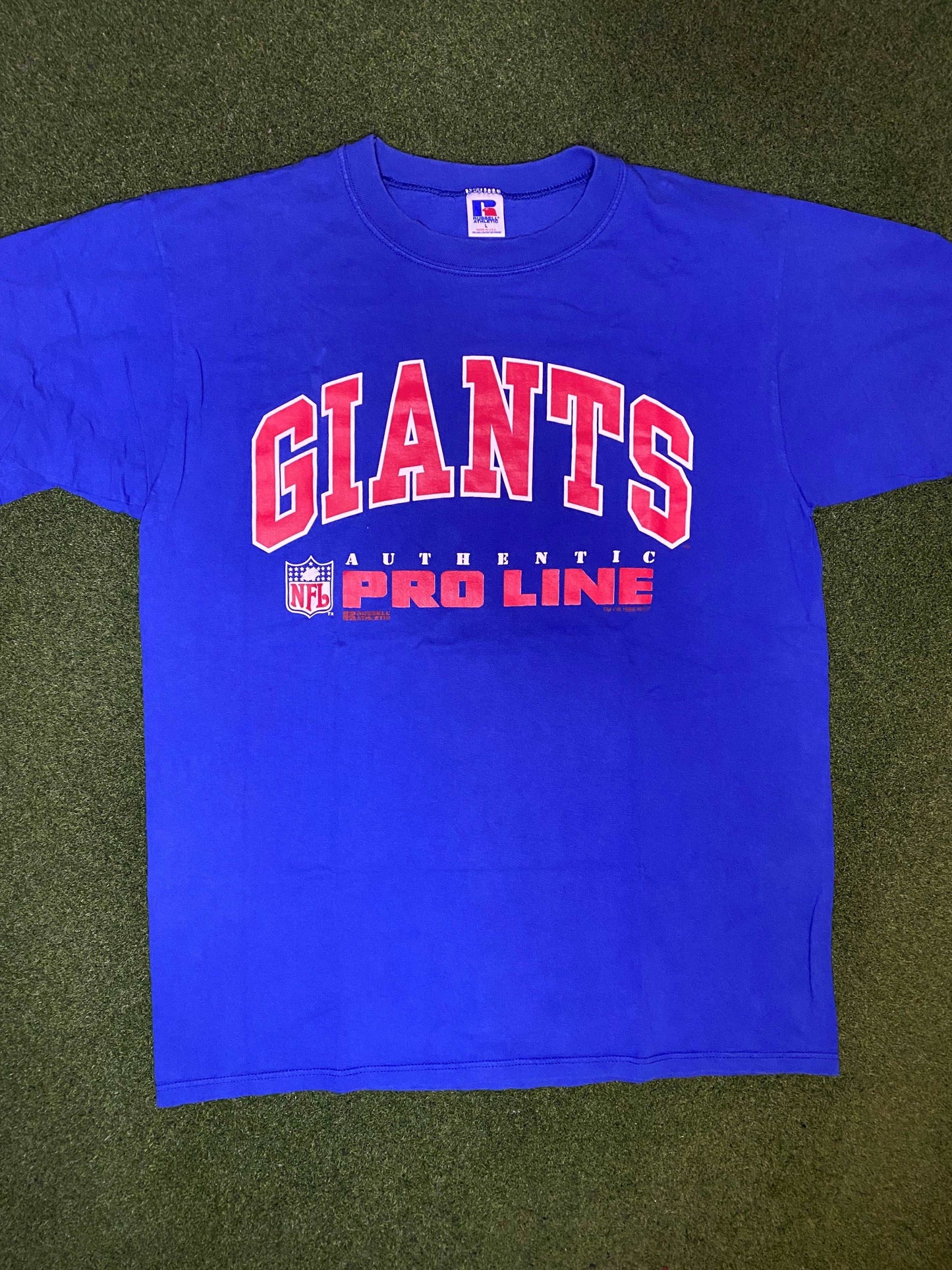 1996 New York Giants - Vintage NFL Tee Shirt (Large) - Gametime Vintage