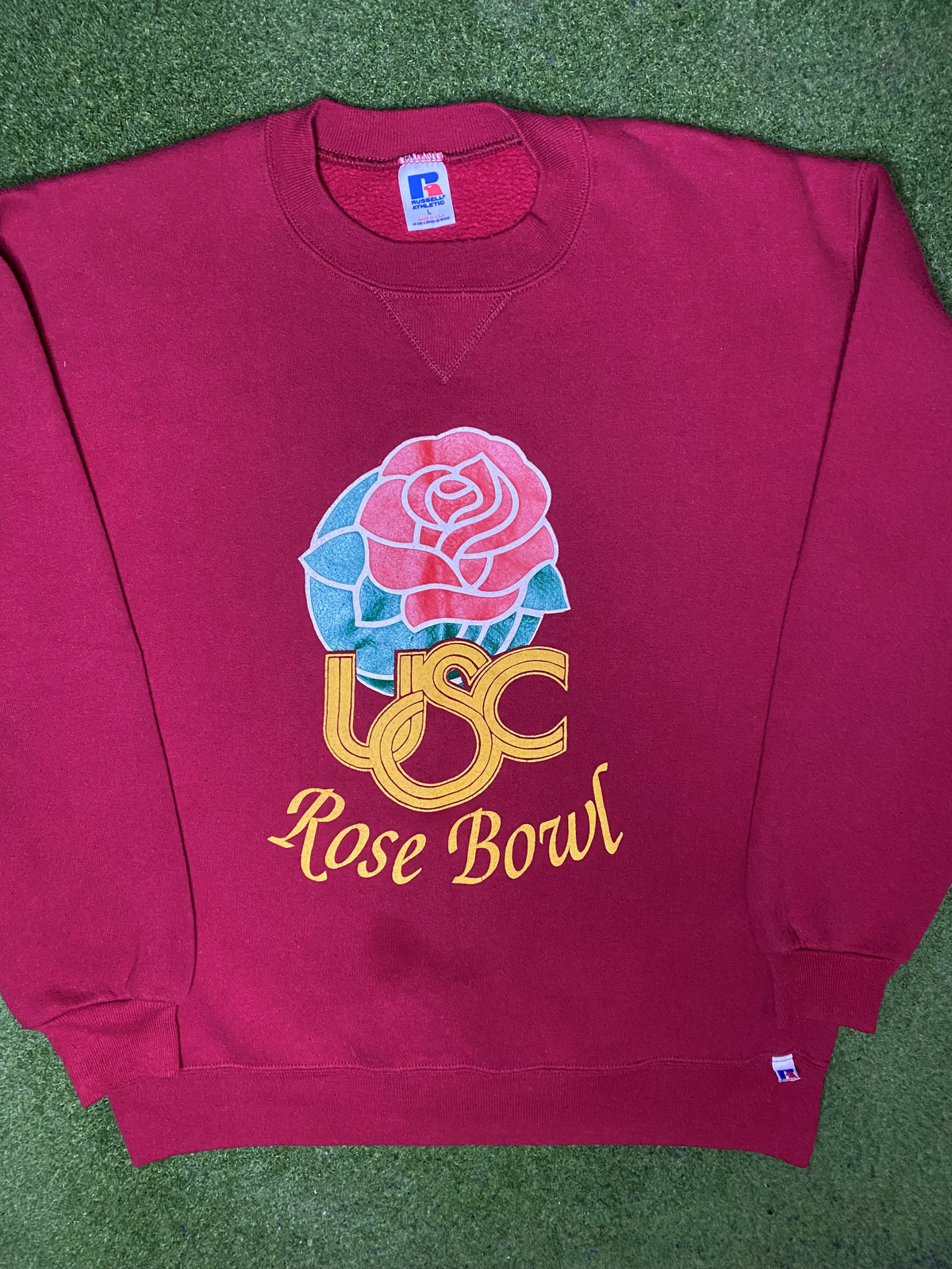1996 USC Trojans - Rose Bowl - Vintage College Sweatshirt (Large) - Gametime Vintage