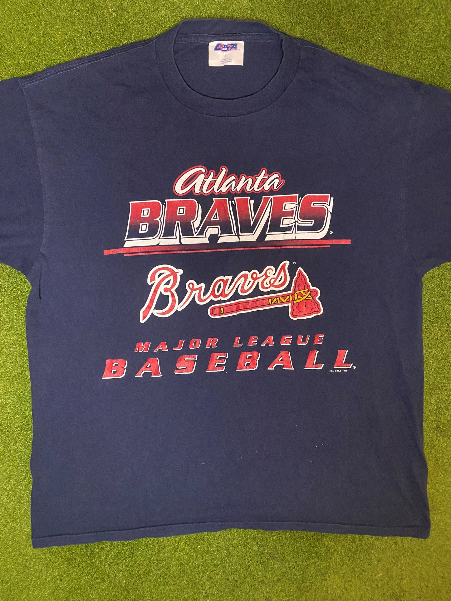 1997 Atlanta Braves - Vintage MLB T-Shirt (XL) - Gametime Vintage