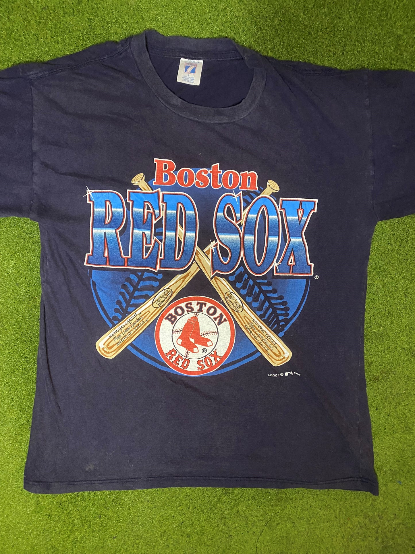1997 Boston Red Sox - Vintage MLB T-Shirt (Large) - Gametime Vintage