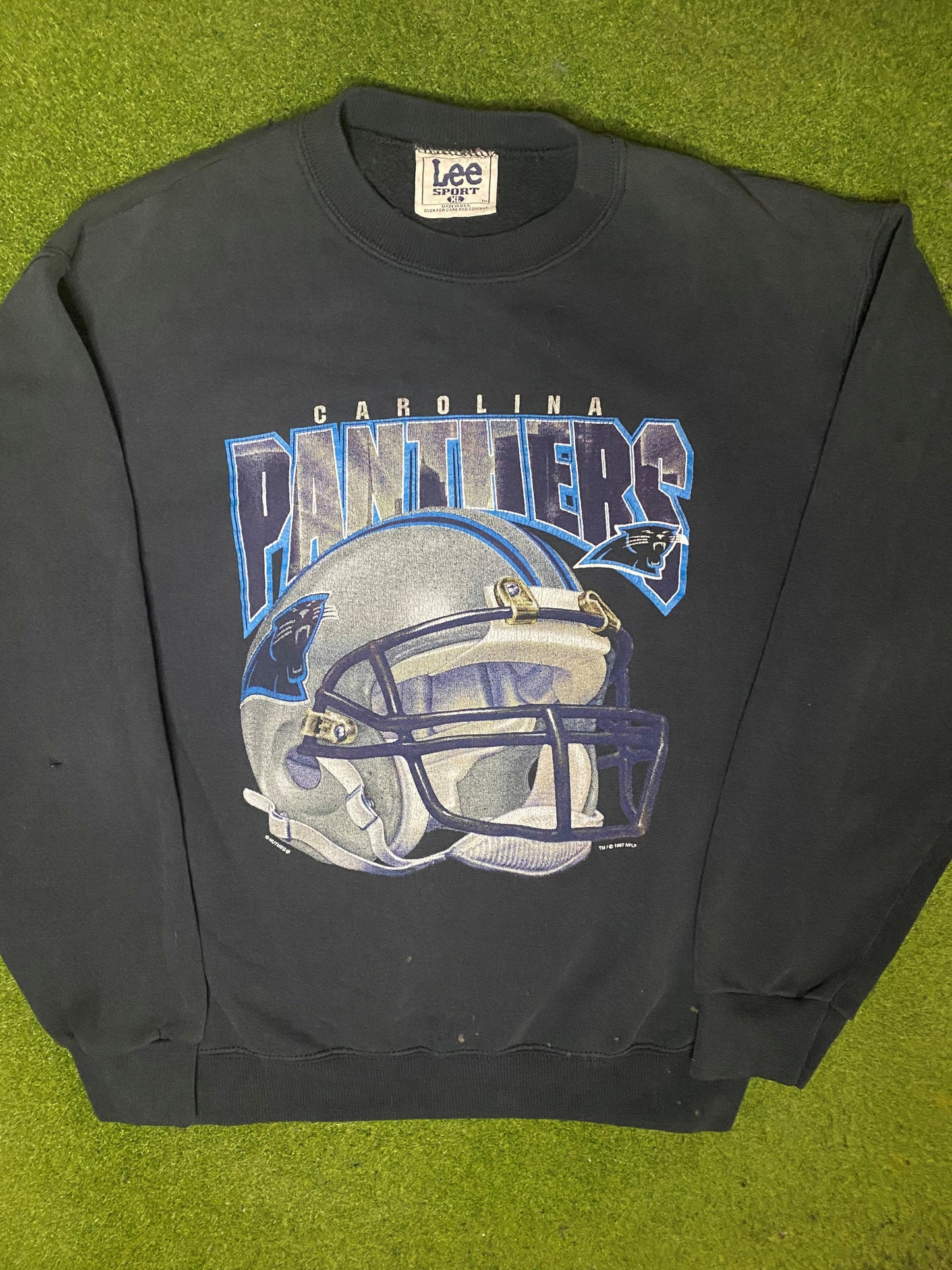 1997 Carolina Panthers - Vintage NFL Sweatshirt (Youth XL) - Gametime Vintage