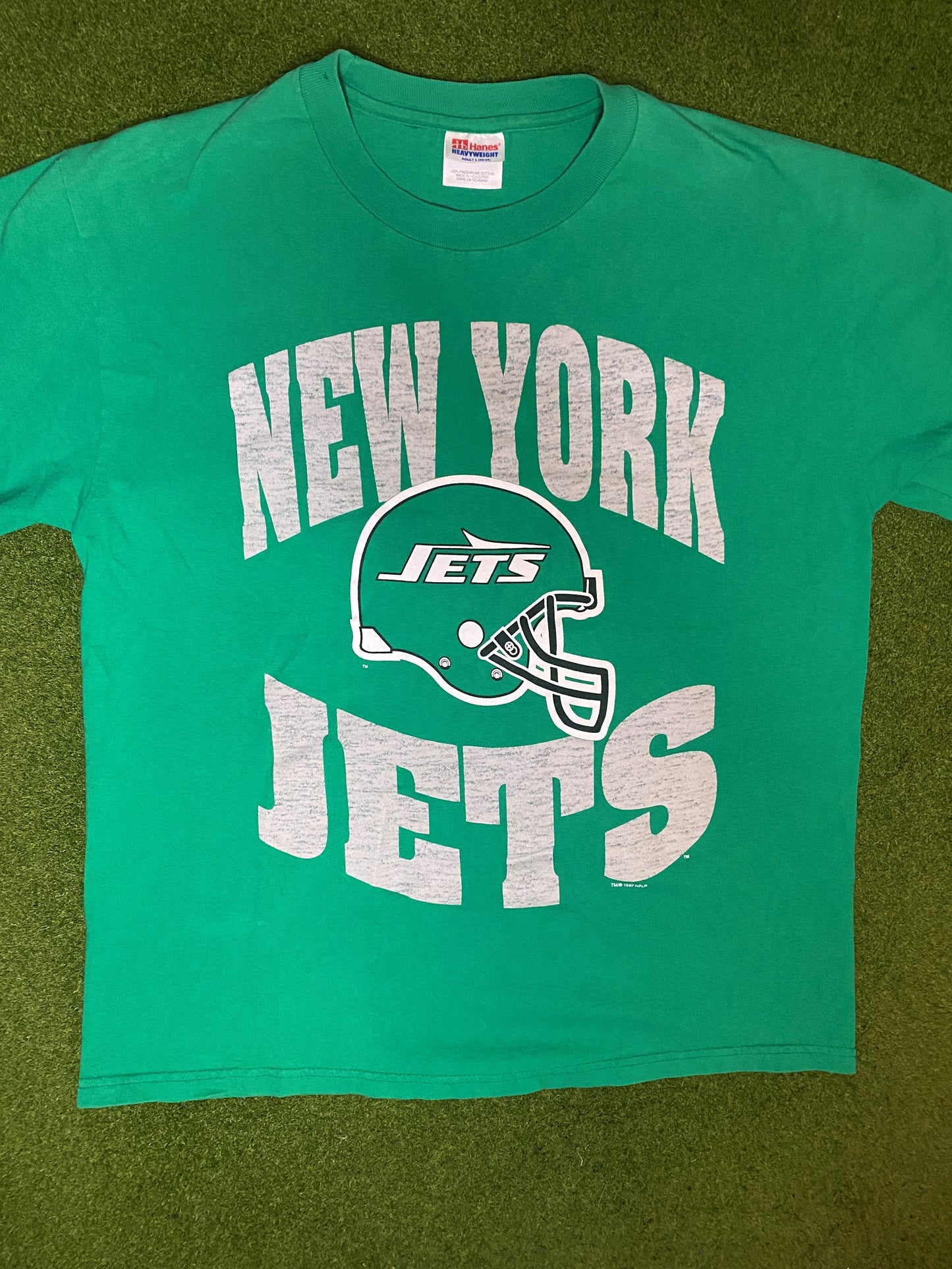 1997 New York Jets - Vintage NFL Tee (Large) - Gametime Vintage