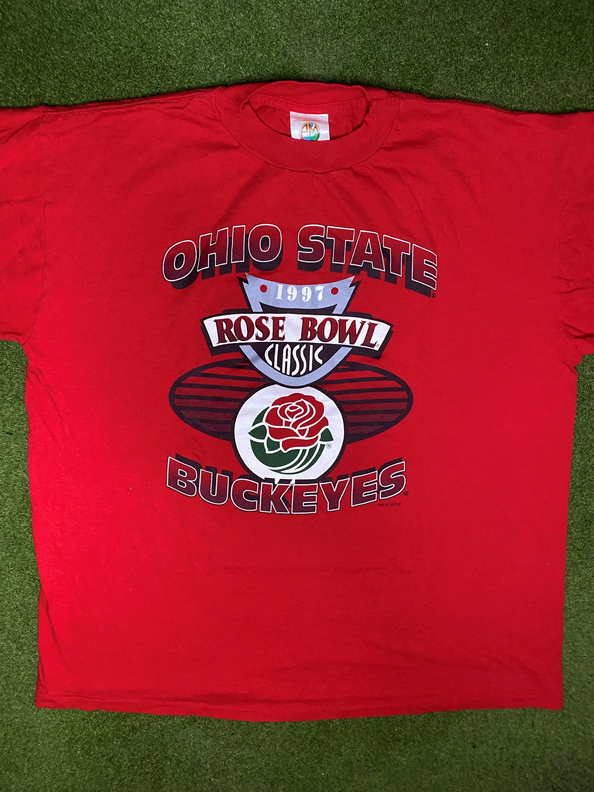 1997 Ohio State Buckeyes - Rose Bowl - Vintage College T-Shirt (XL) - Gametime Vintage