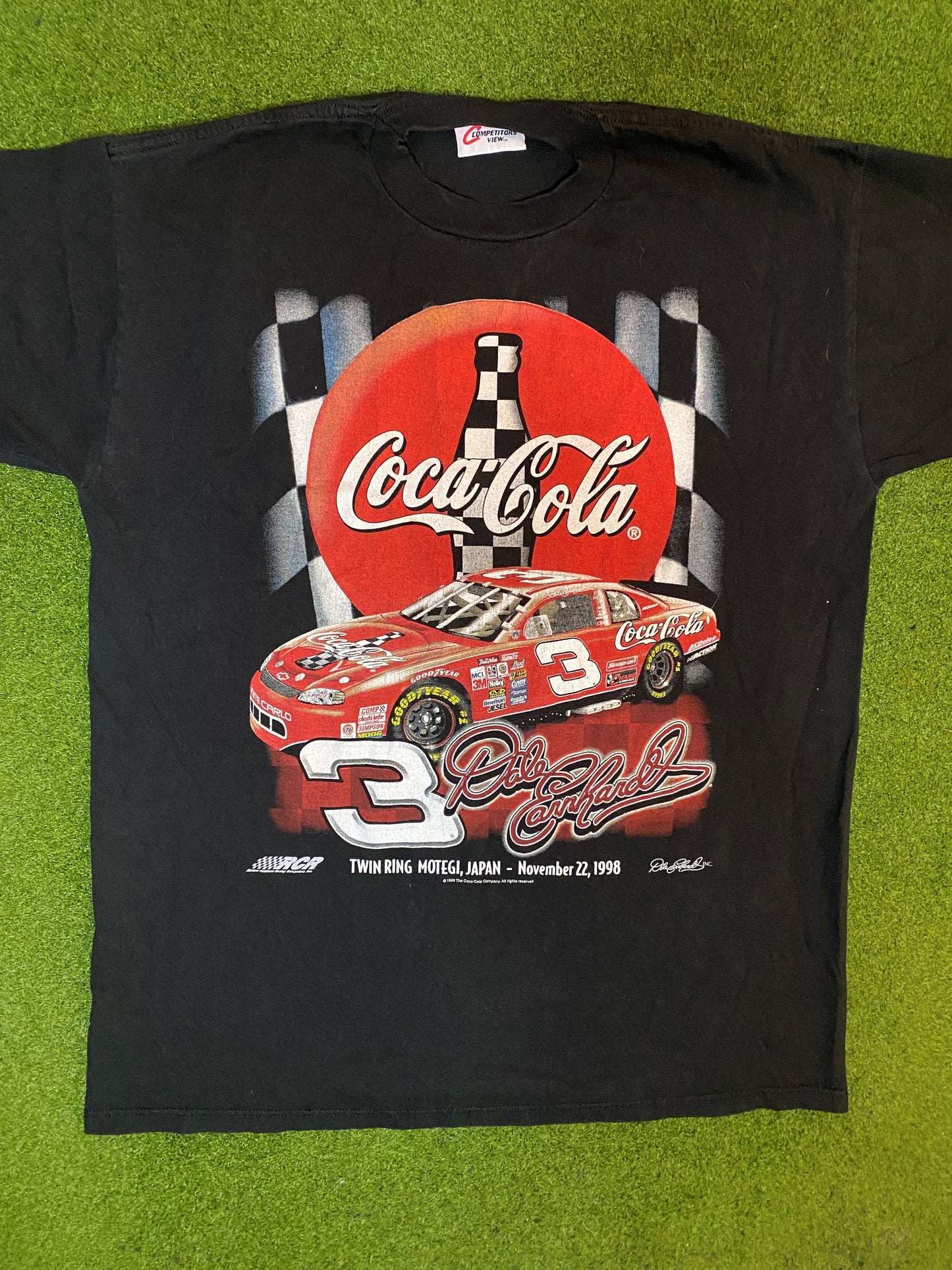 1998 Dale Earnhardt - Coca Cola - Vintage NASCAR Shirt (Large) - Gametime Vintage