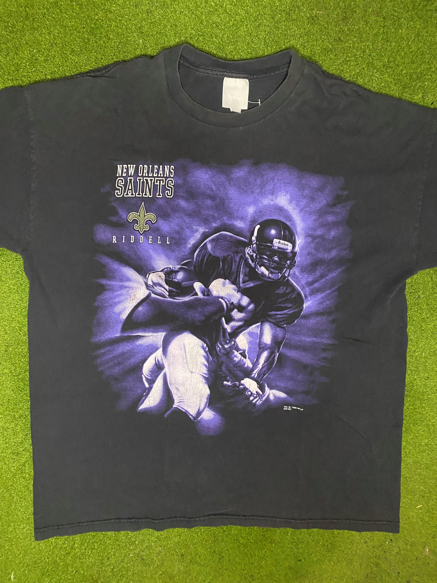 1998 New Orleans Saints - Vintage NFL T-Shirt (XL) - Gametime Vintage