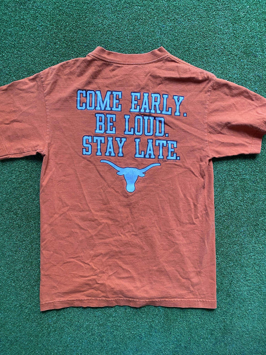 1998 Texas Longhorns - Texas Tradition - Double Sided - Vintage College T-Shirt (Small) - Gametime Vintage