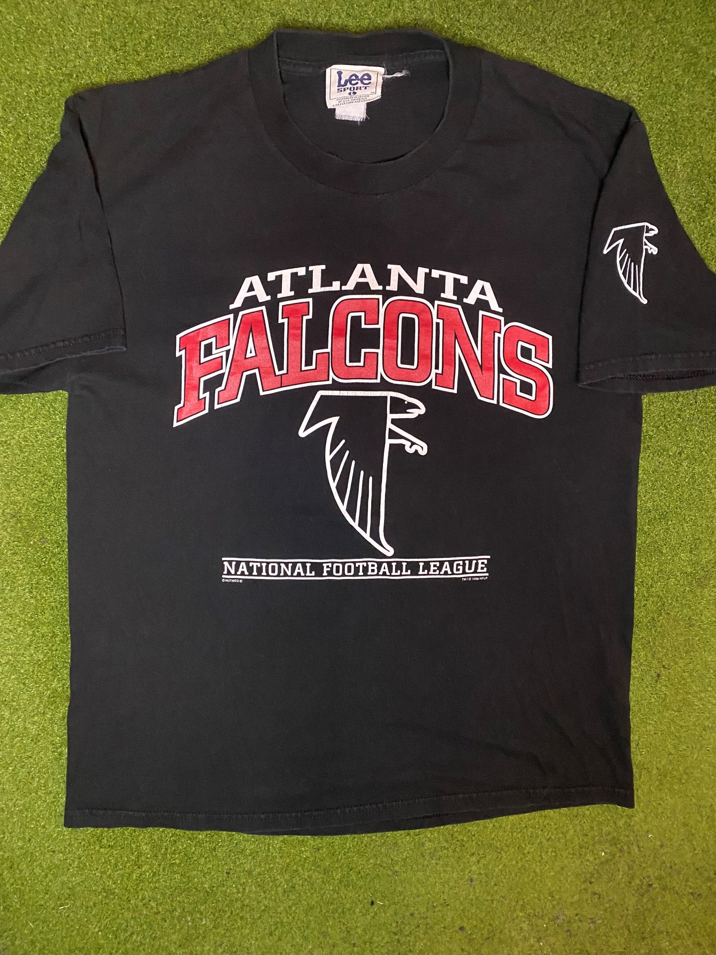 1999 Atlanta Falcons - Vintage NFL T-Shirt (Large) - Gametime Vintage
