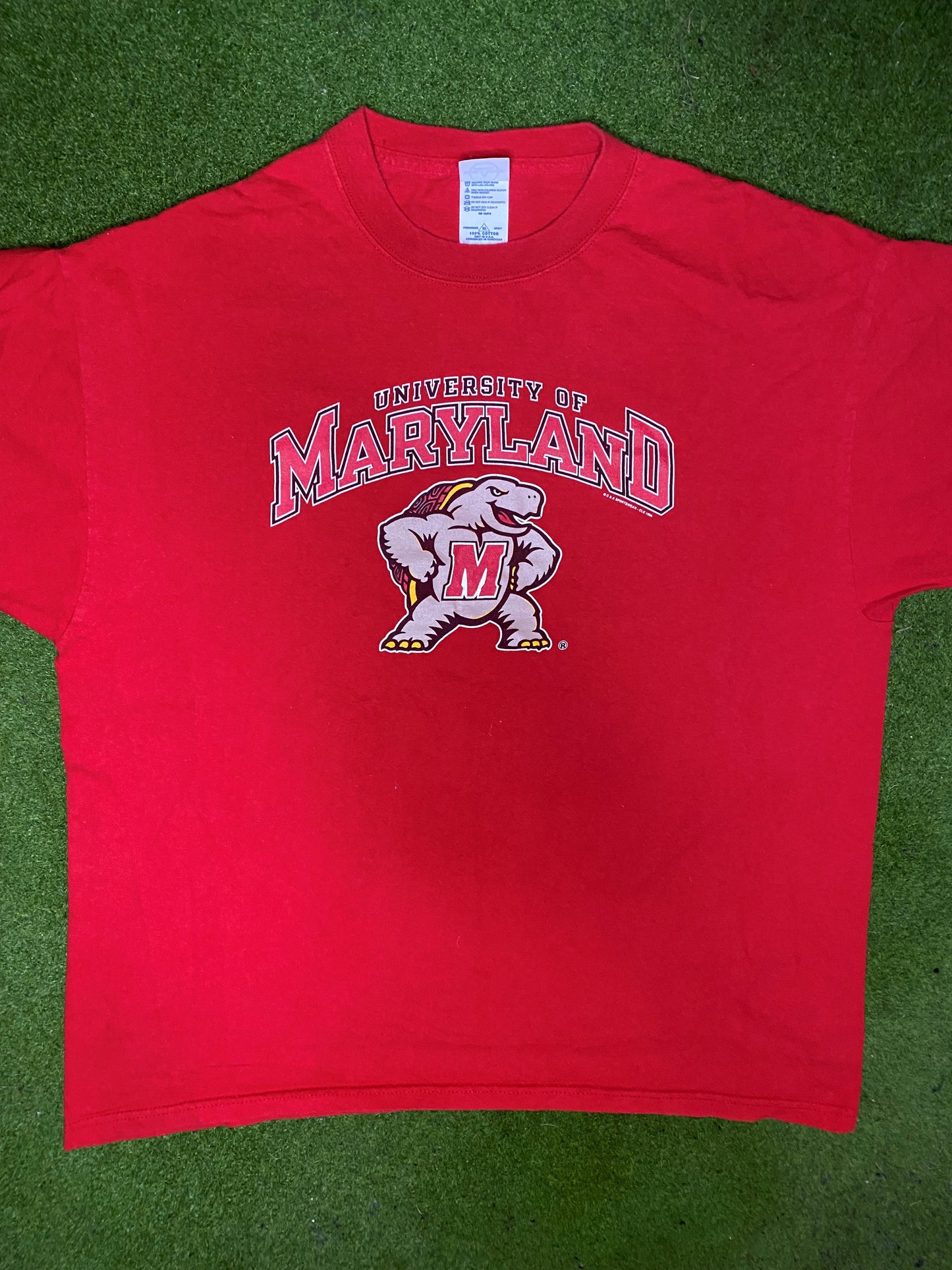 1999 Maryland Terrapins - Vintage College T-Shirt (XL) - Gametime Vintage