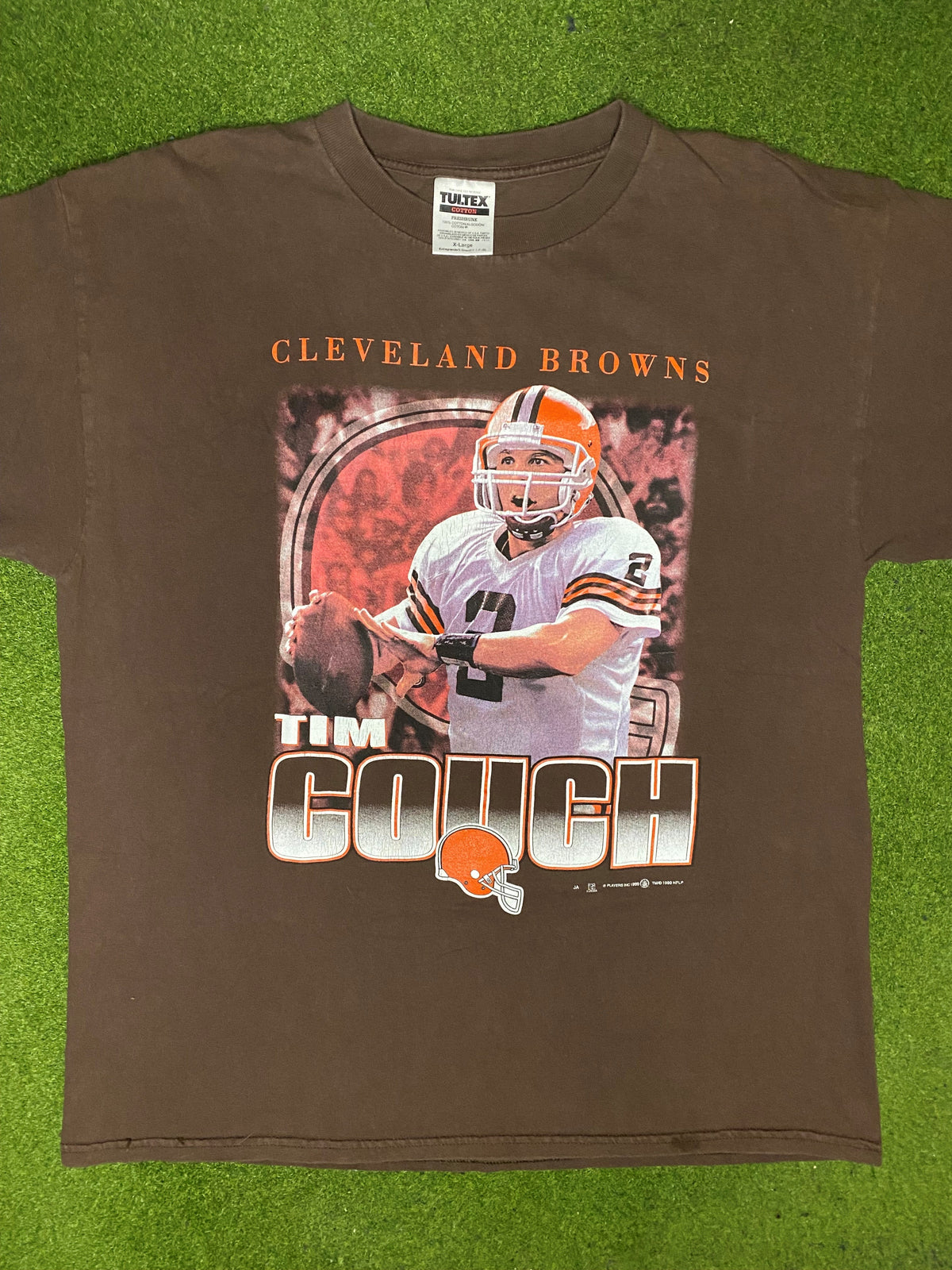 1999 Cleveland Browns - Tim Couch - Vintage NFL Player T Shirt (XL) - Gametime Vintage