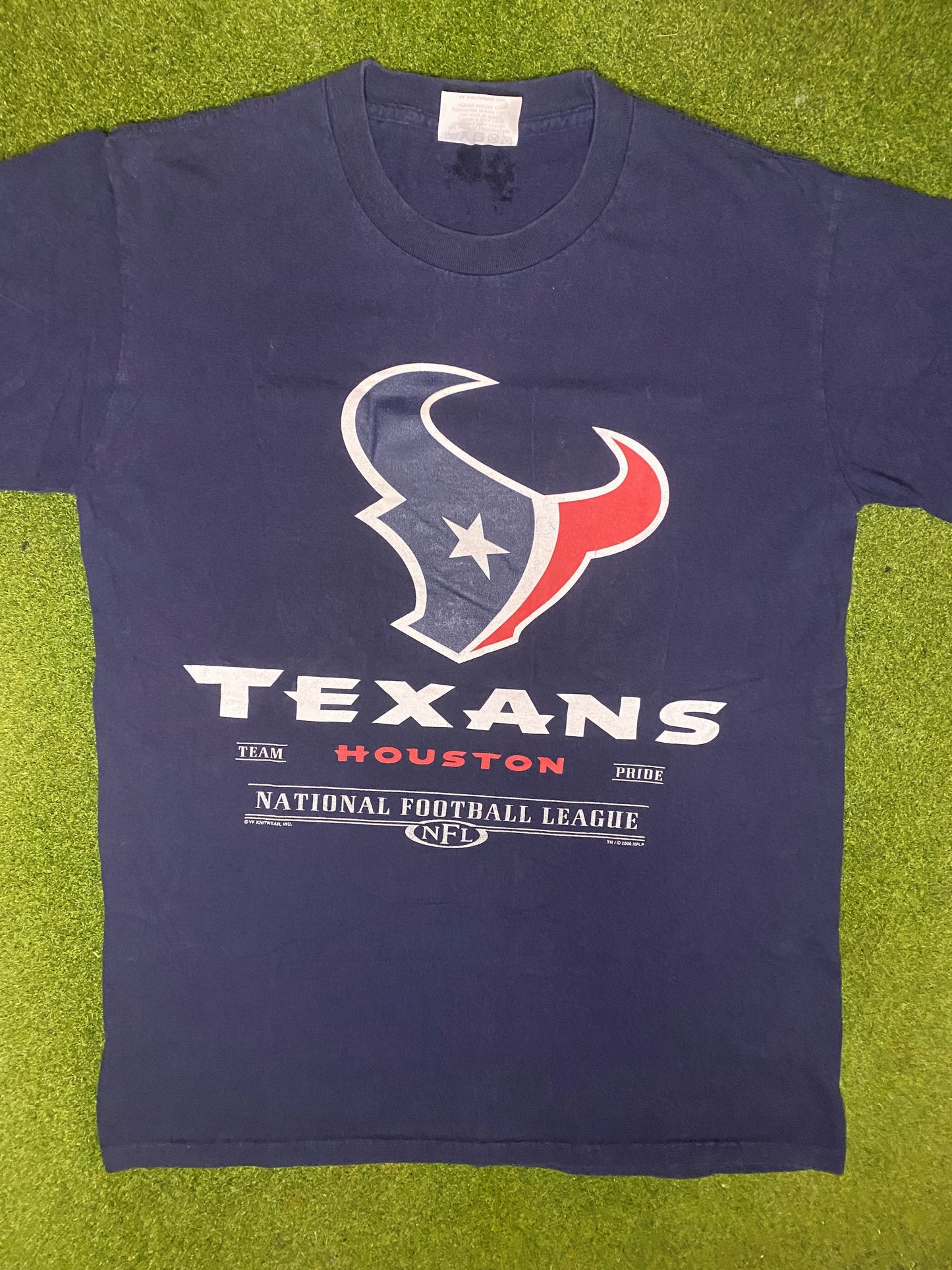 2000 Houston Texans - Vintage NFL T-Shirt (Medium) - Gametime Vintage