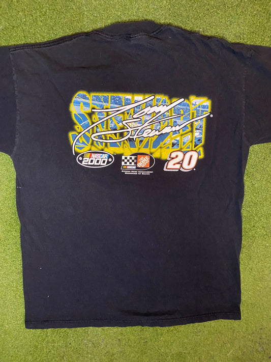 2000 Tony Stewart - Breaking the Mold - Vintage NASCAR T-Shirt (Large) - Gametime Vintage