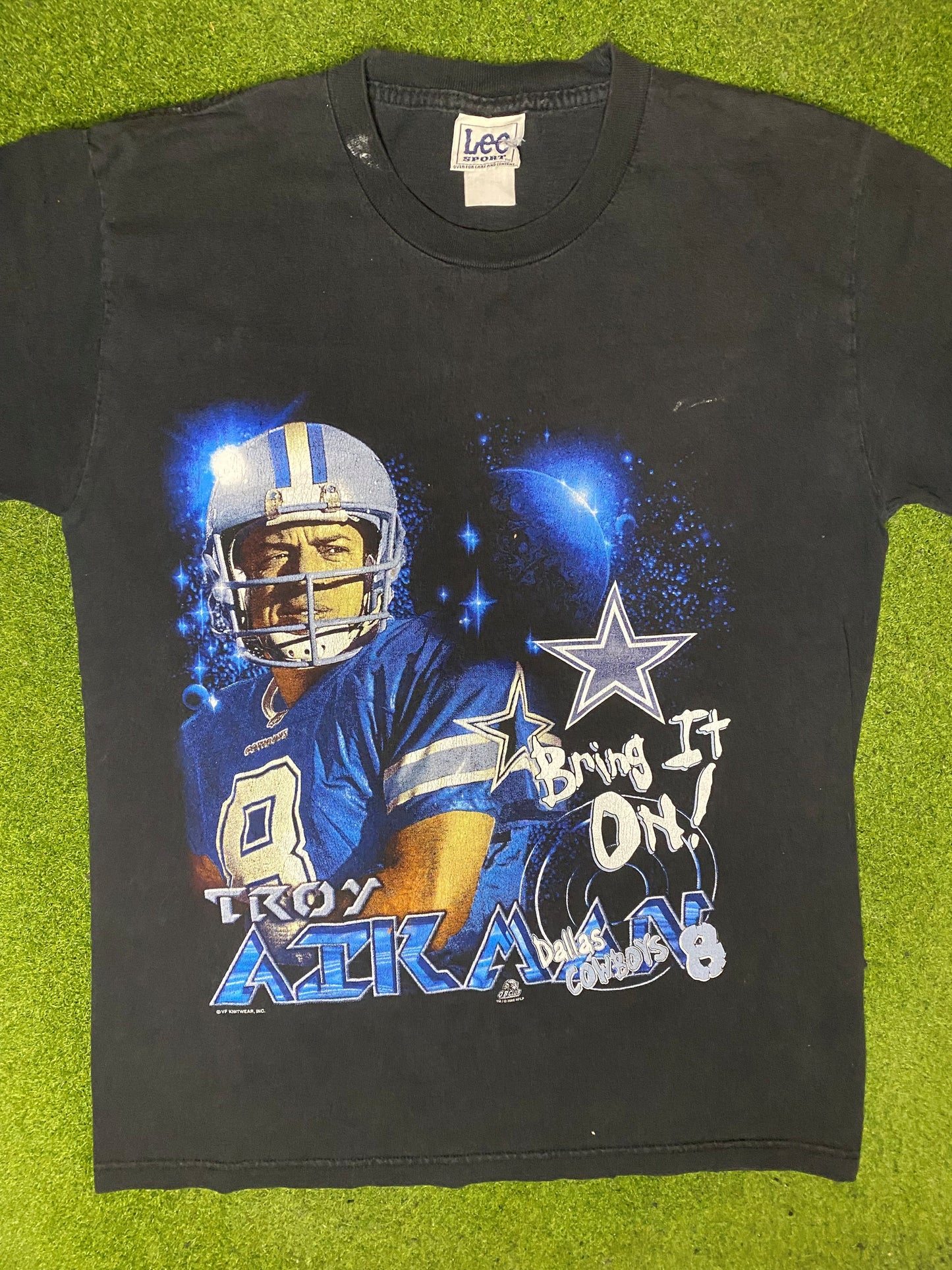 2000 Dallas Cowboys - Troy Aikman - Vintage NFL Player T Shirt ( - Gametime Vintage