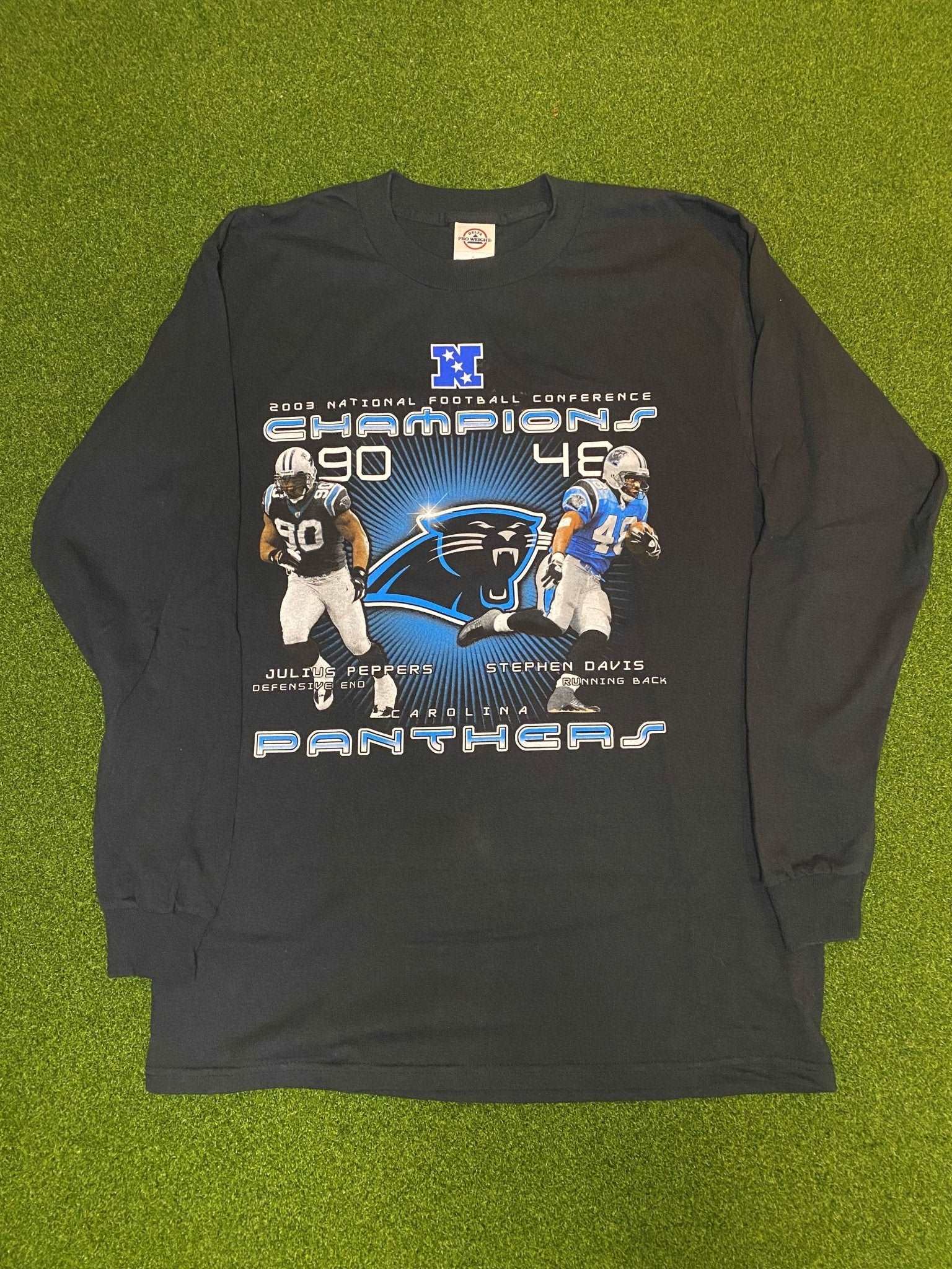 2003 Carolina Panthers Julius Peppers Vintage NFL Shirt