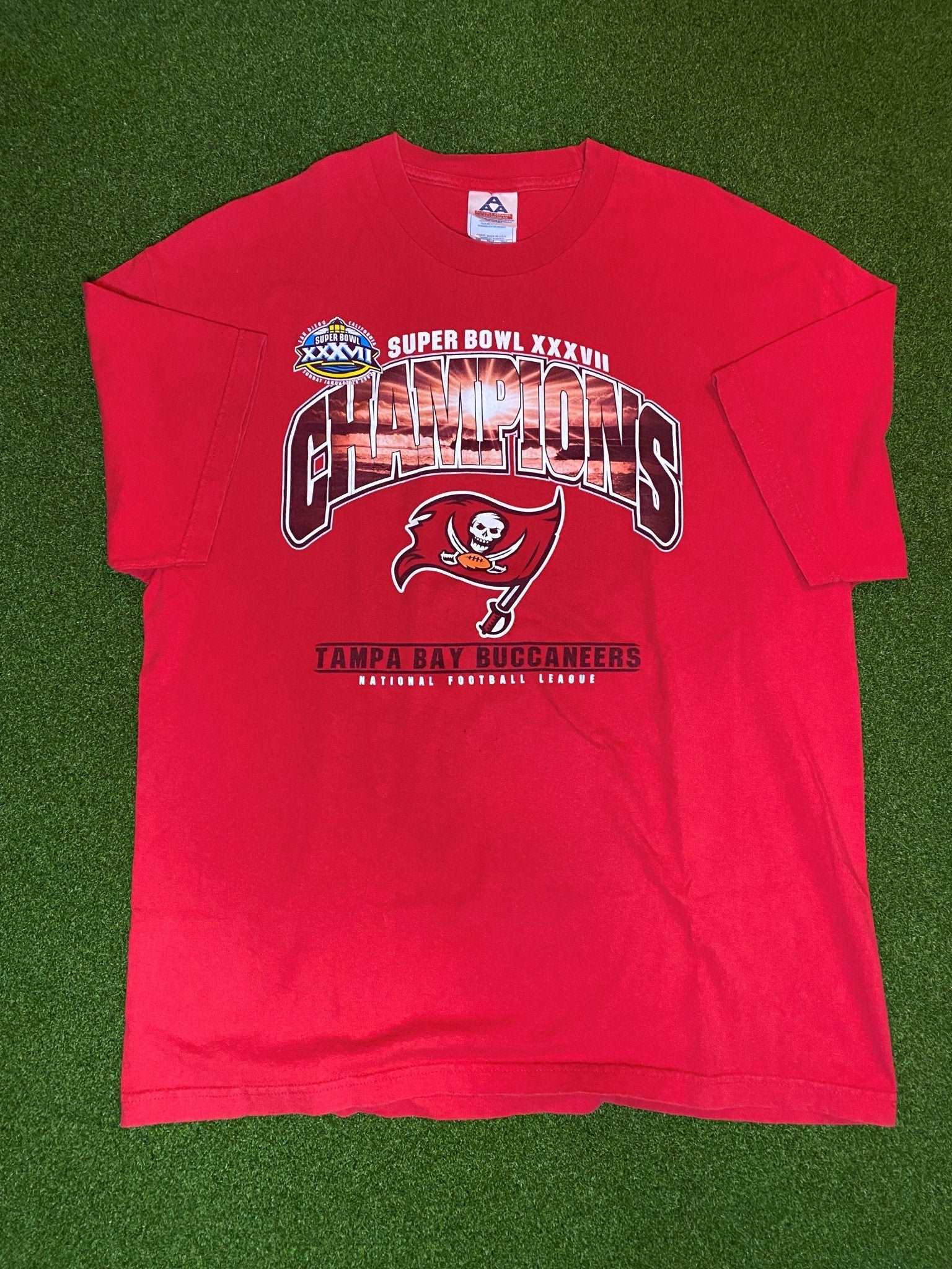 Tampa Bay Football T-Shirt - 100% Cotton Tee For Fans, SM-5XL, Made In USA