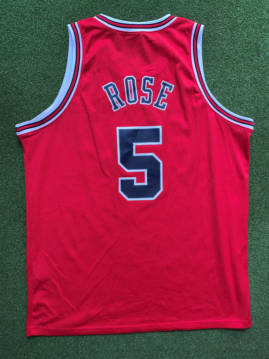 2003 Chicago Bulls - Jalen Rose #5 - Nike - Vintage NBA Jersey (2XL) - Gametime Vintage
