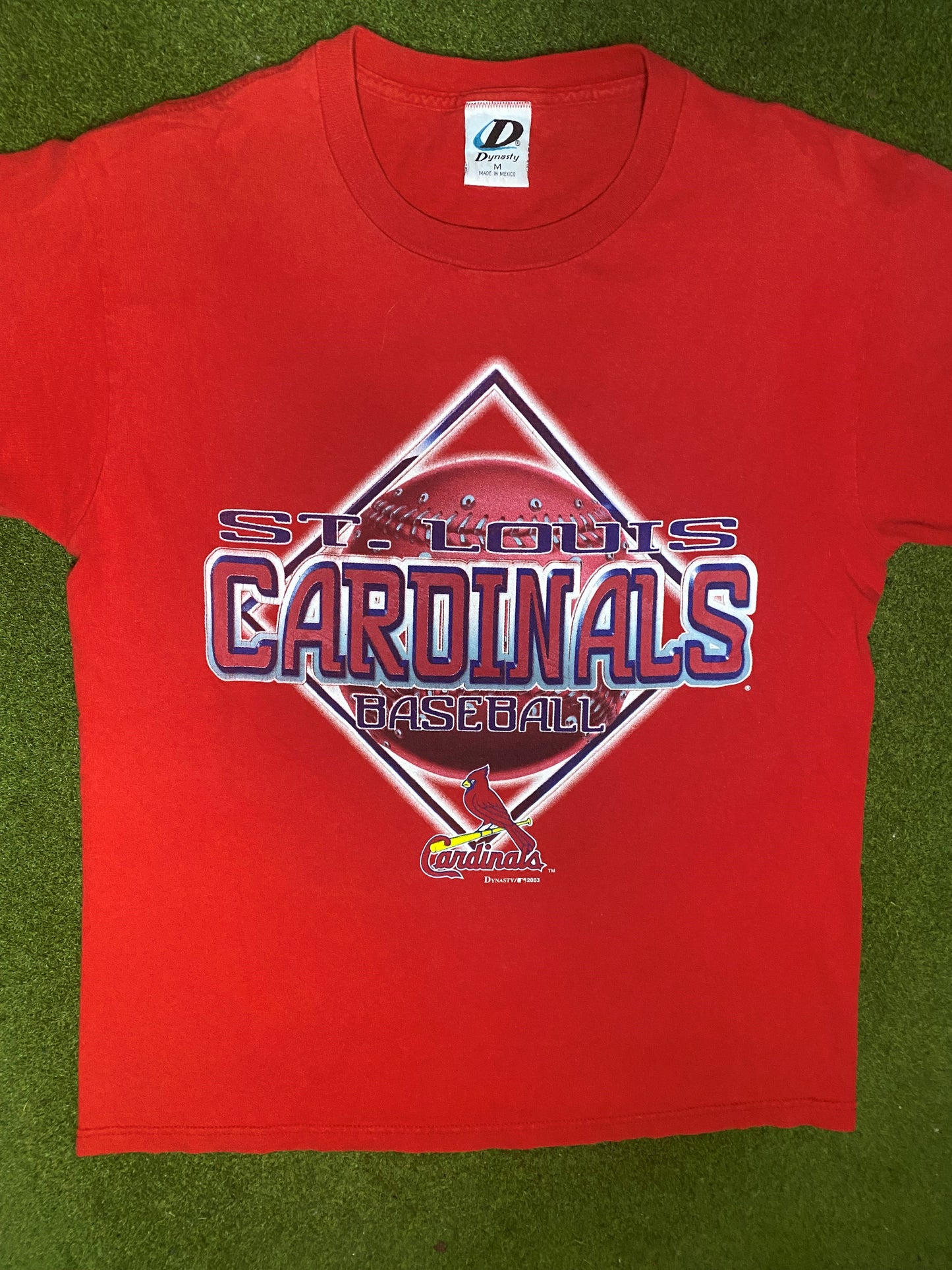 2003 St. Louis Cardinals - Vintage MLB T-Shirt (Medium) - Gametime Vintage