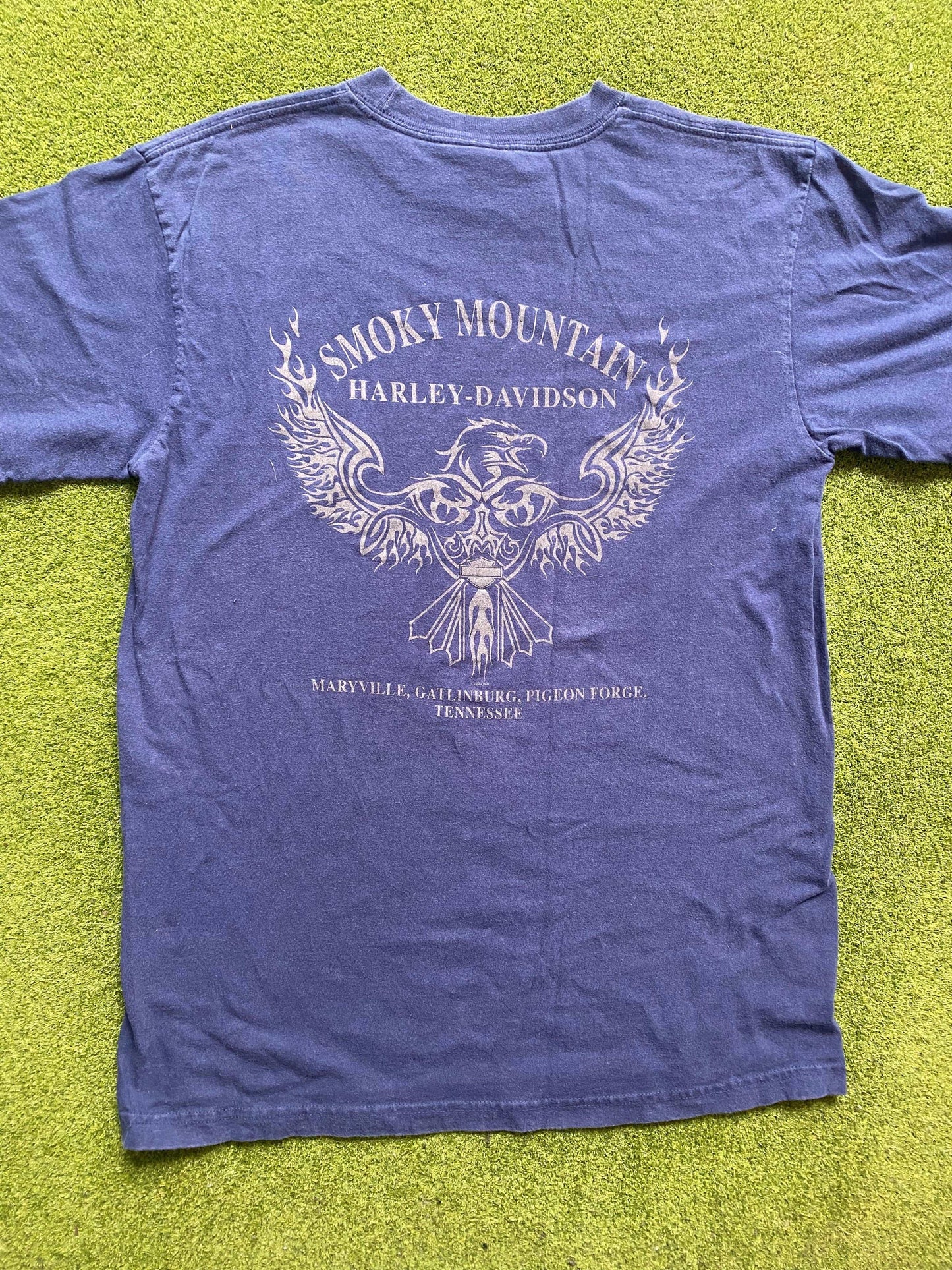 2006 Harley Davidson - Smokey Mountain - Vintage Harley T-Shirt (Large) - Gametime Vintage