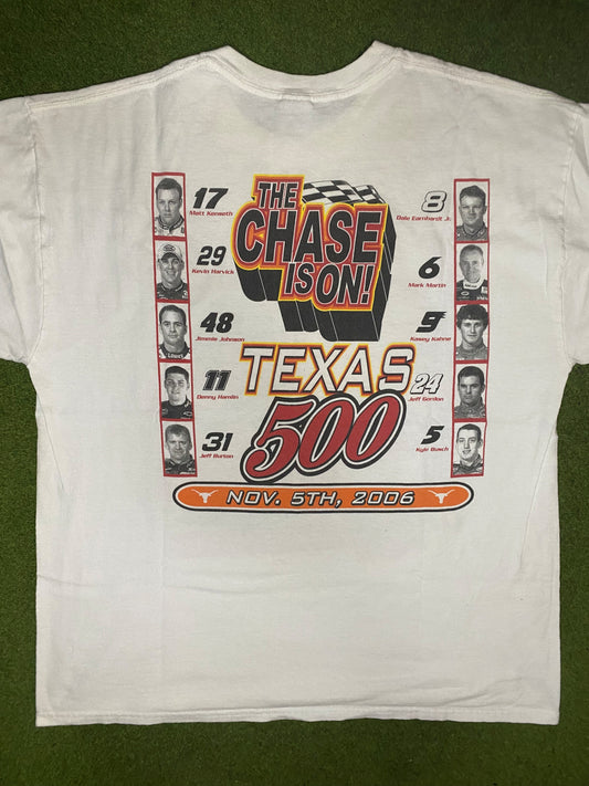 2006 Texas 500 - The Chase Is On - Vintage NASCAR T-Shirt (XL) - Gametime Vintage