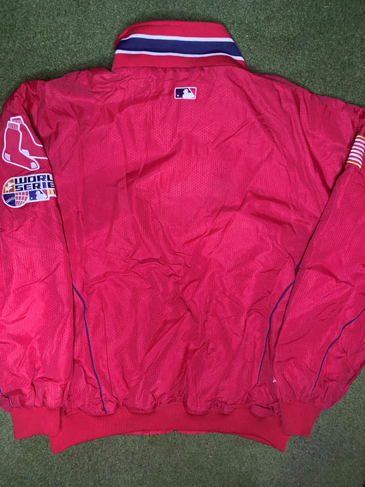 2007 Boston Red Sox - World Series - Vintage MLB Jacket (2XL) - Gametime Vintage