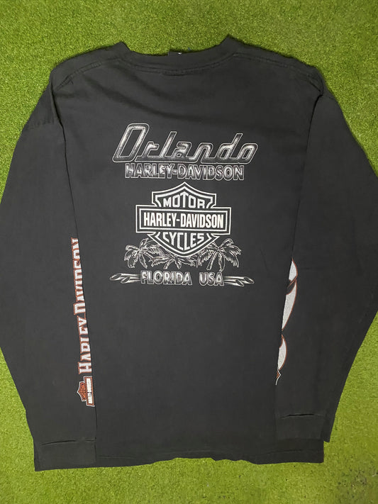 2007 Harley Davidson - Orlando Florida - Vintage Harley Long Sleeve (XL)