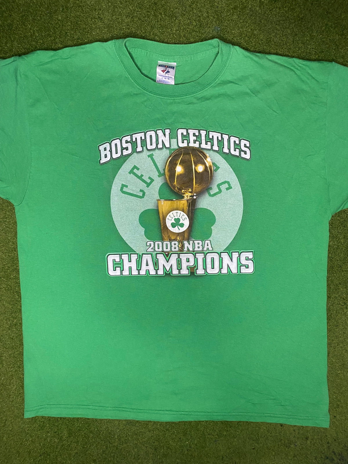 2008 Boston Celtics - Champions - Vintage NBA T Shirt (XL) - Gametime Vintage