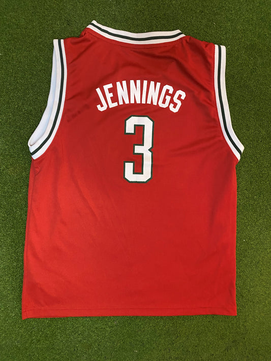 2010s Milwaukee Bucks - Brandon Jennings #3 - Adidas - Vintage NBA Jersey (Youth Large) - Gametime Vintage