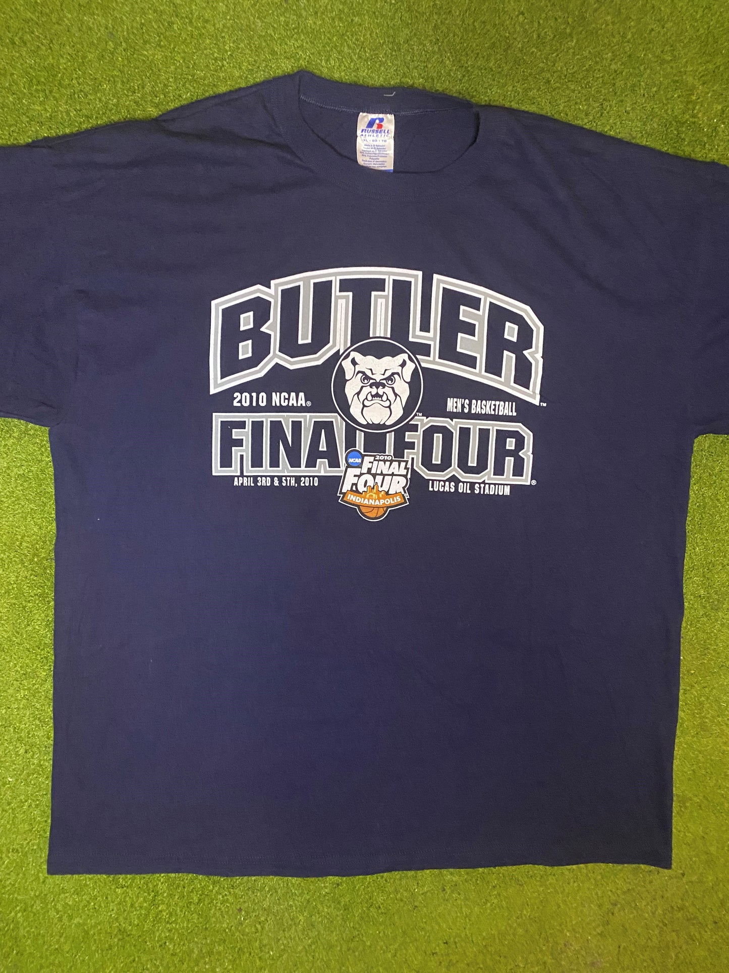 2010 Butler Bulldogs - Final Four - Vintage College Basketball T-Shirt (XL) - Gametime Vintage