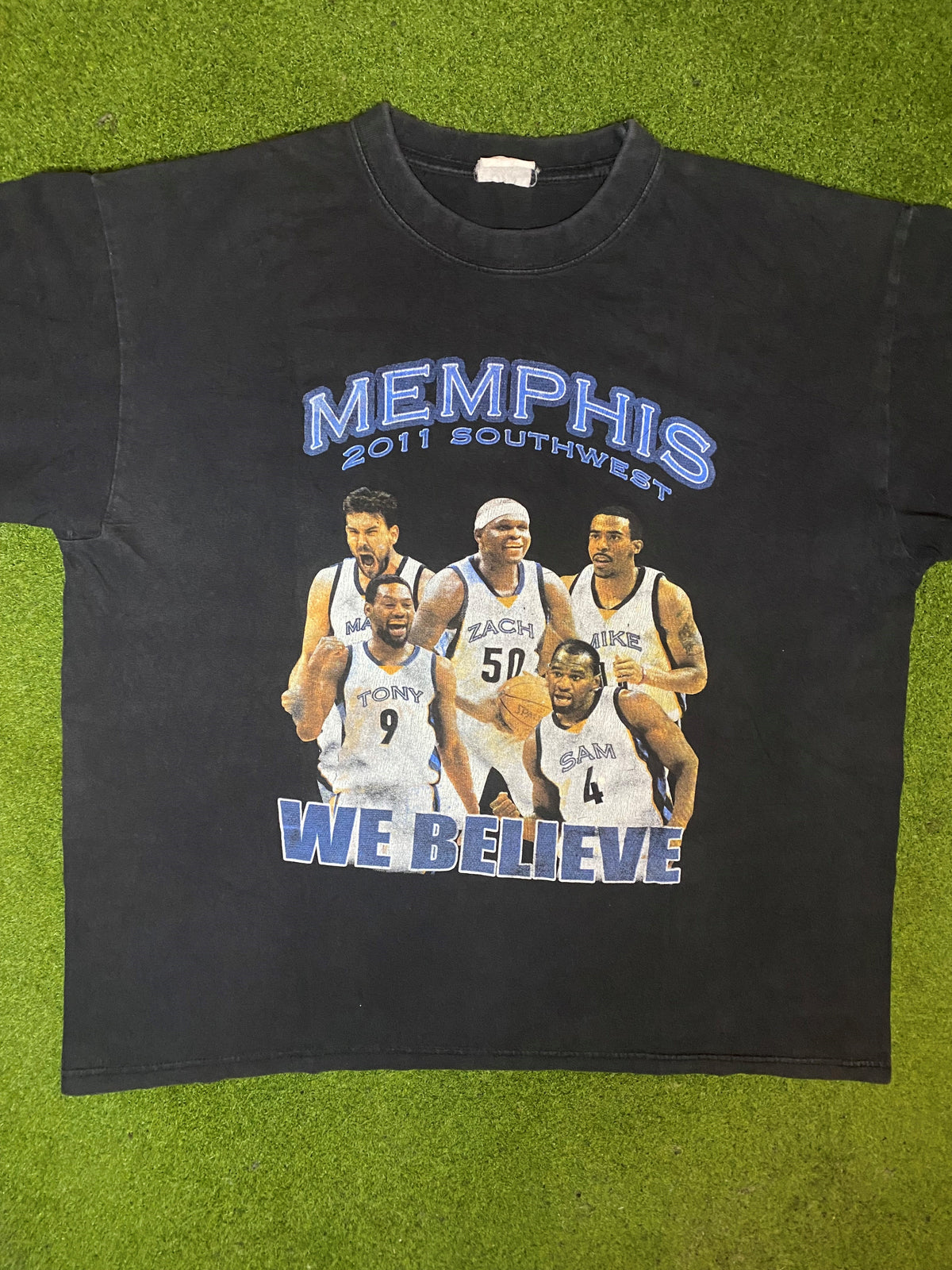 2011 Memphis Grizzlies - Vintage NBA T-Shirt (2XL) - Gametime Vintage