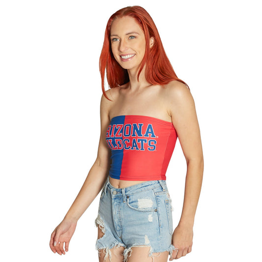 University of Arizona Two Tone Tube Top