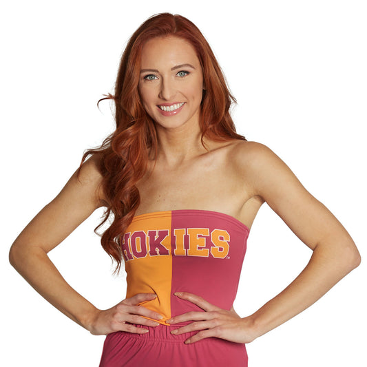 Virginia Tech Hokies Two Tone Tube Top