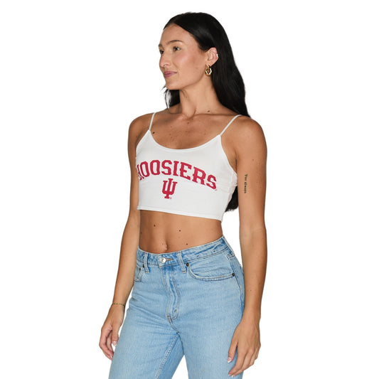 Indiana Hoosiers White Spaghetti Tank