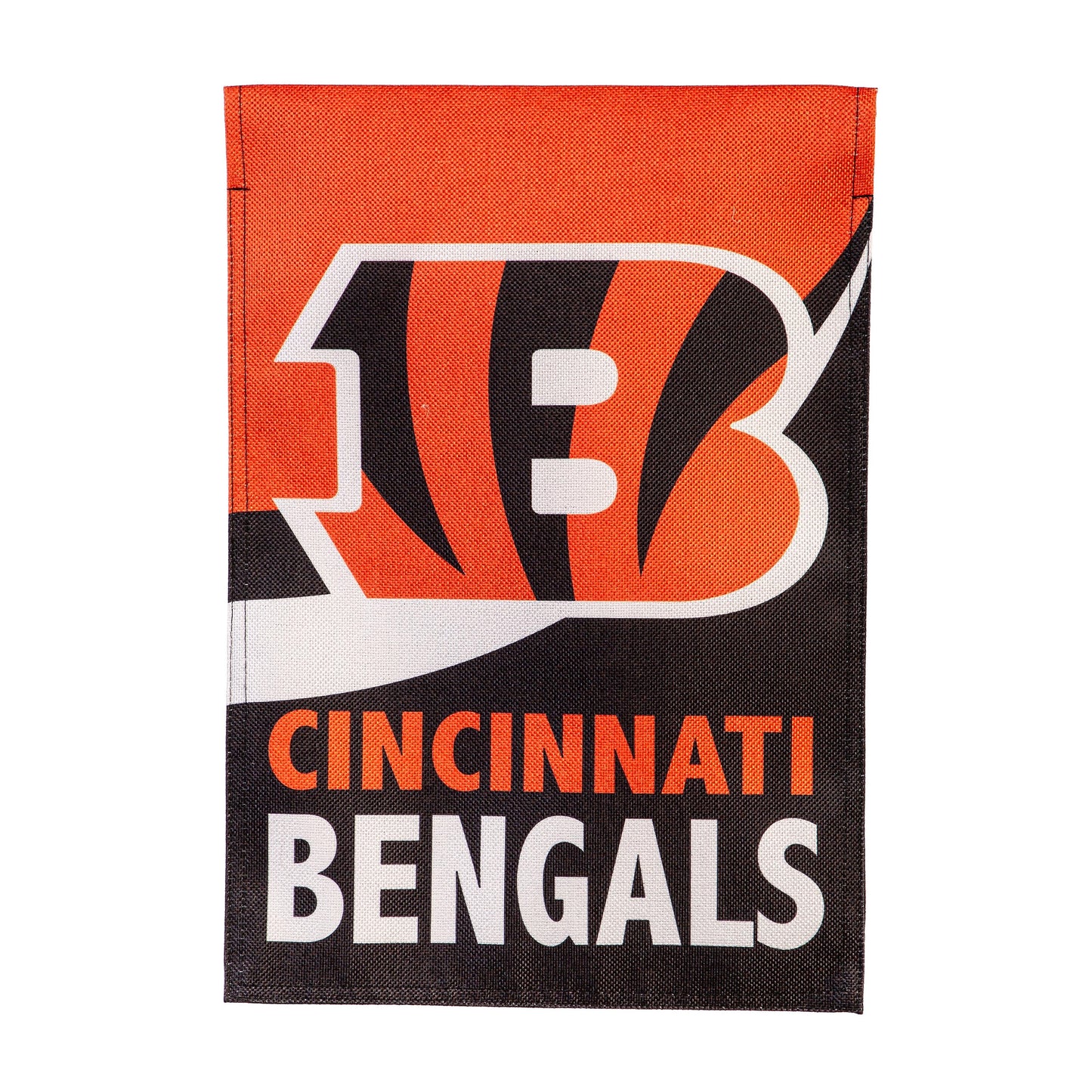 Cincinnati Bengals Burlap Flag GDN Size