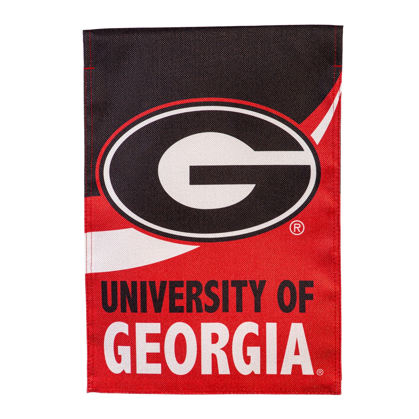 University of Georgia Burlap Flag GDN Size