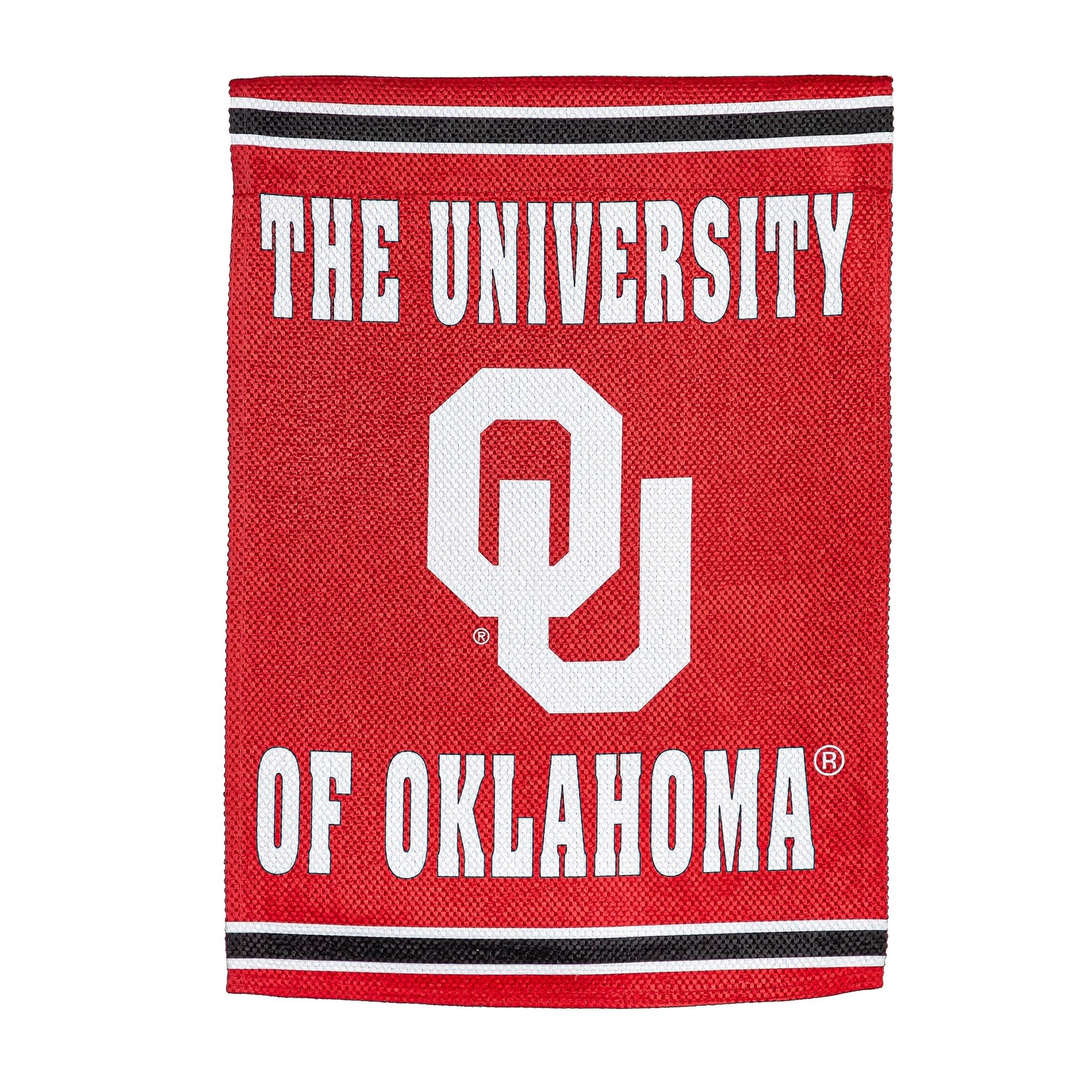 Embossed Suede Flag, House Size, University of Oklahoma