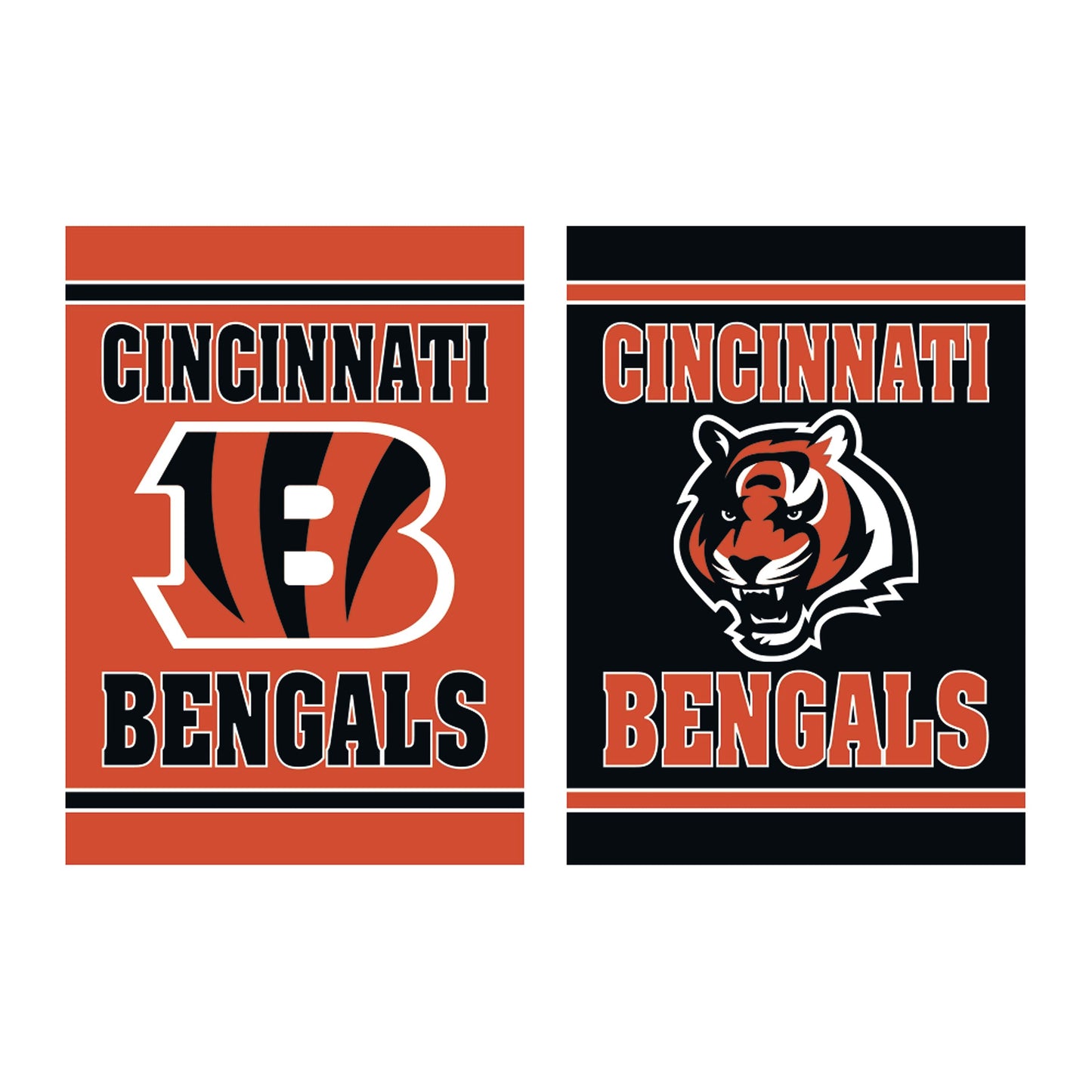 Embossed Suede Flag, GDN Size, Cincinnati Bengals