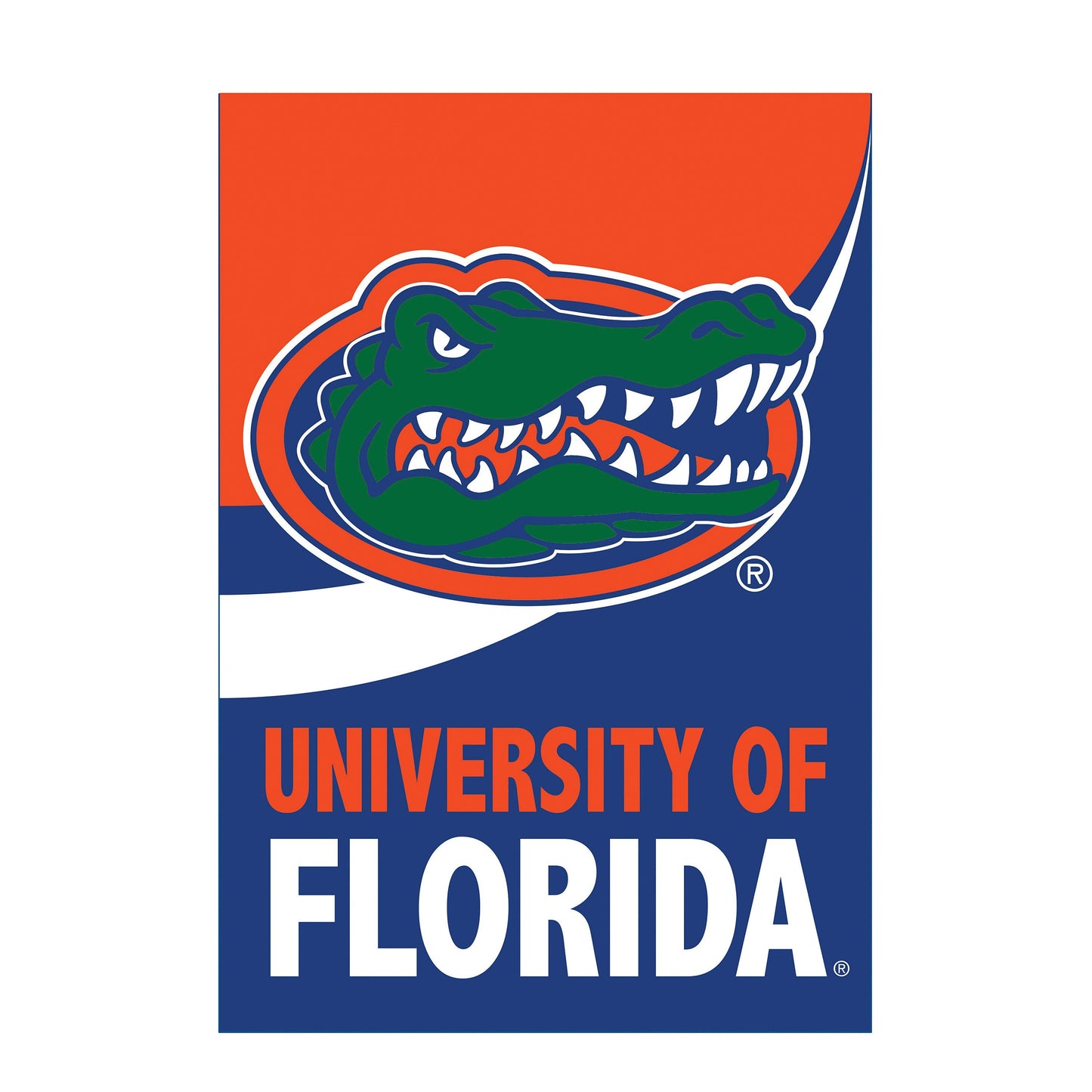 University of Florida Burlap Flag GDN Size