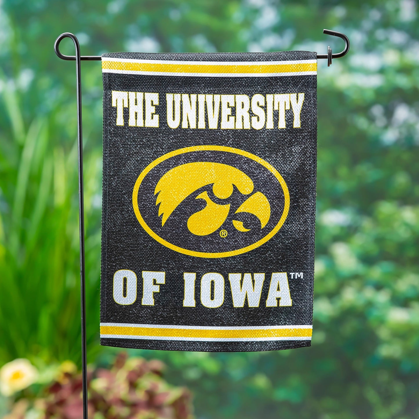 Embossed Suede Flag, GDN Size, University of Iowa