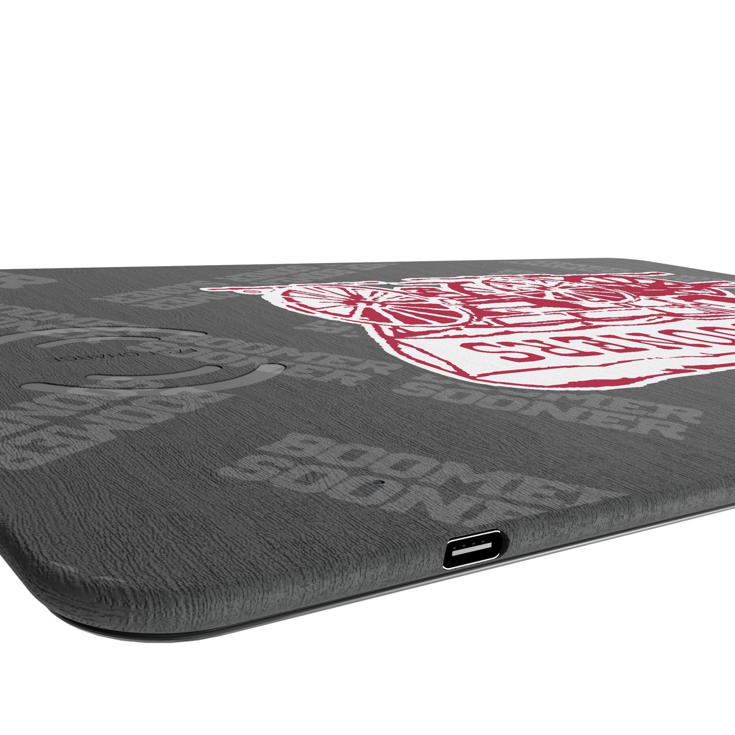 University of Oklahoma Sooners Quadtile 15-Watt Wireless Charger and Mouse Pad
