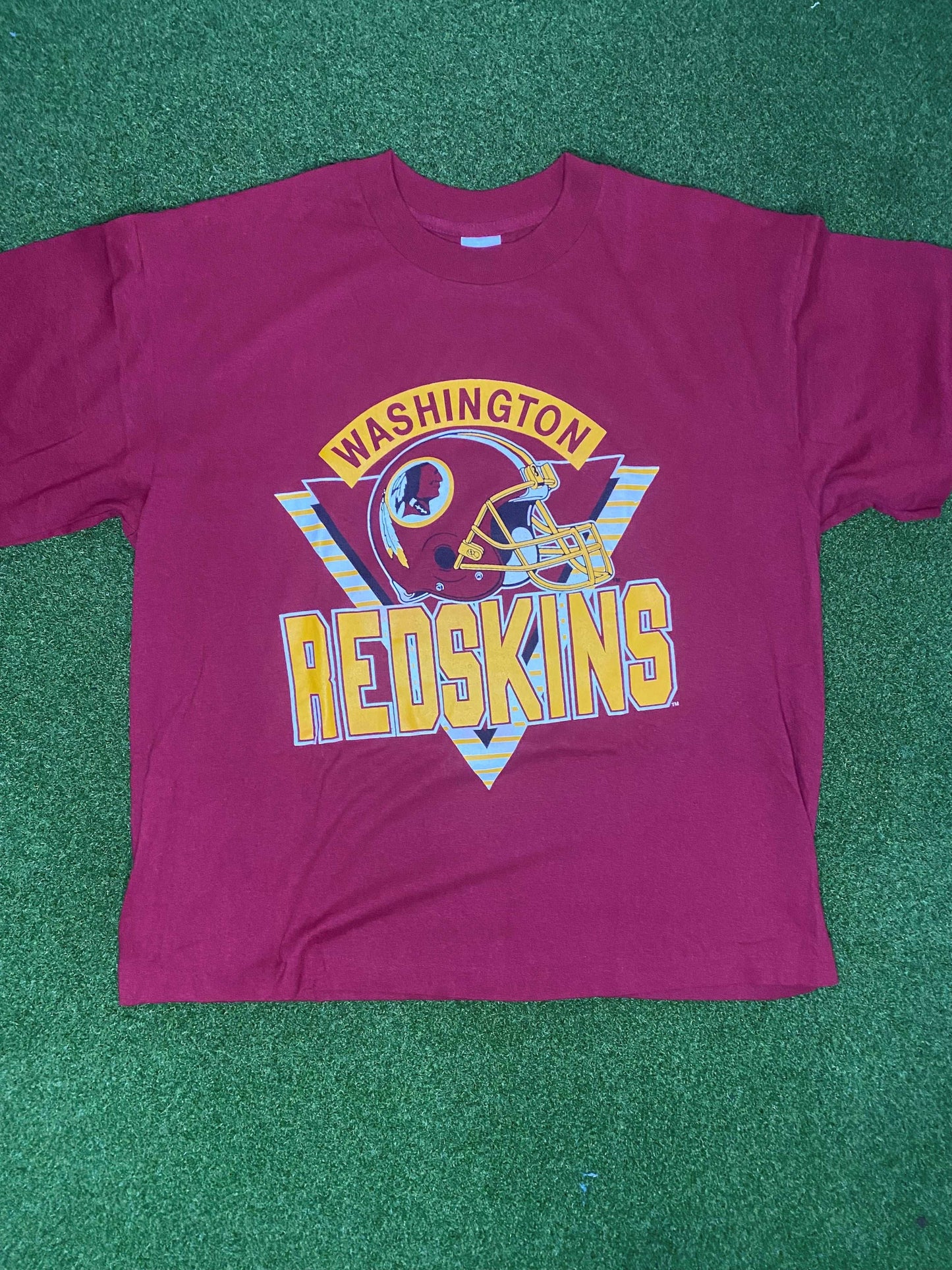 80s Washington Redskins - Vintage NFL Tee Shirt (Large) - Gametime Vintage