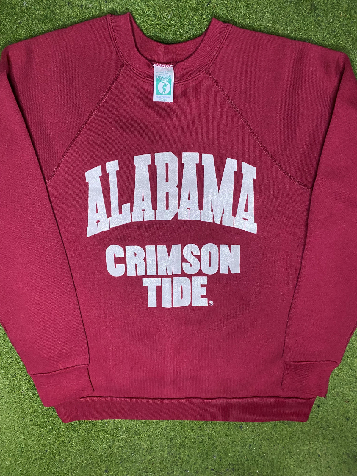 80s Alabama Crimson Tide - Vintage College Sweatshirt (Medium) - Gametime Vintage