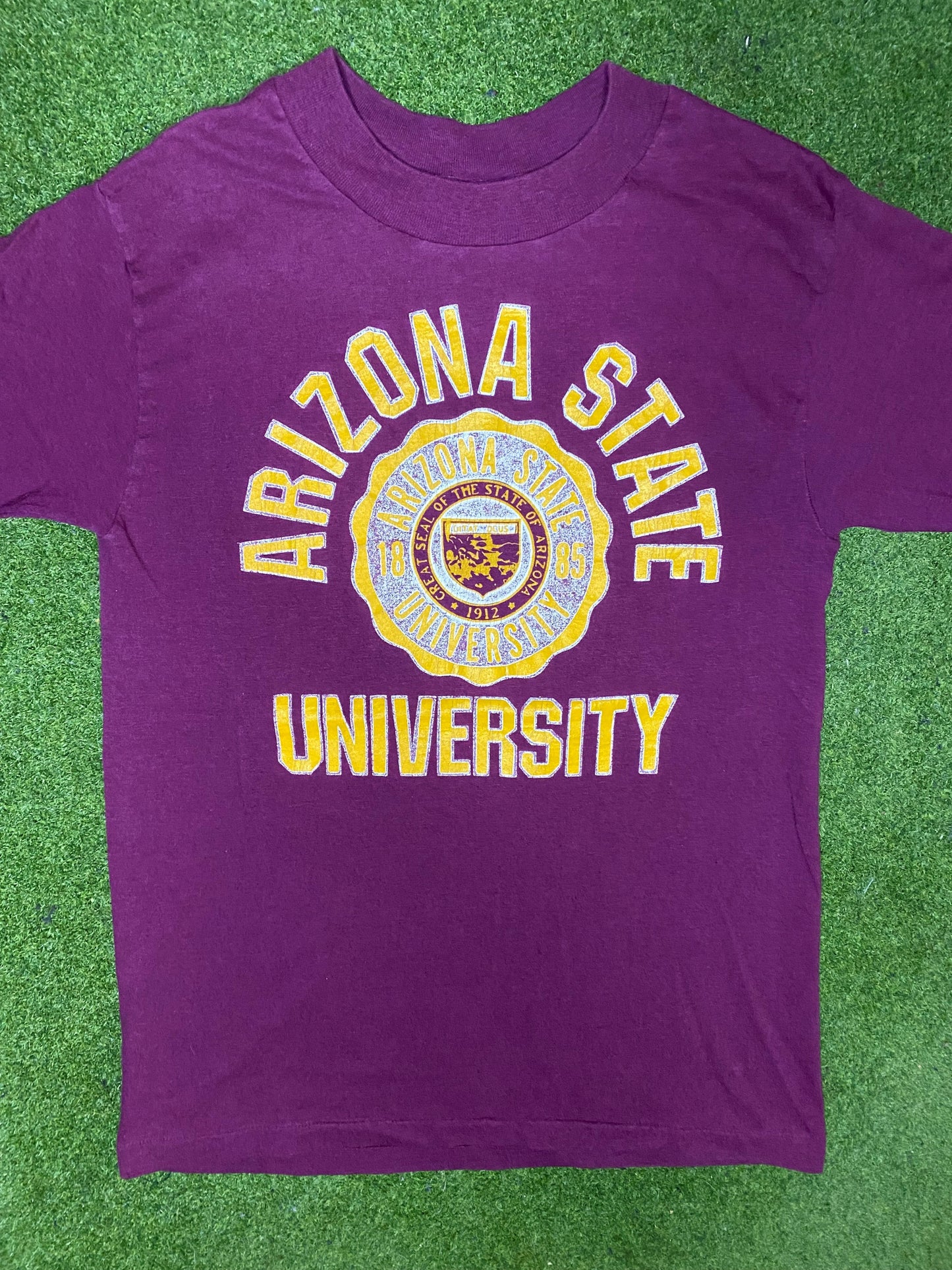 80s Arizona State Sun Devils - Vintage University T-Shirt (Small) - Gametime Vintage