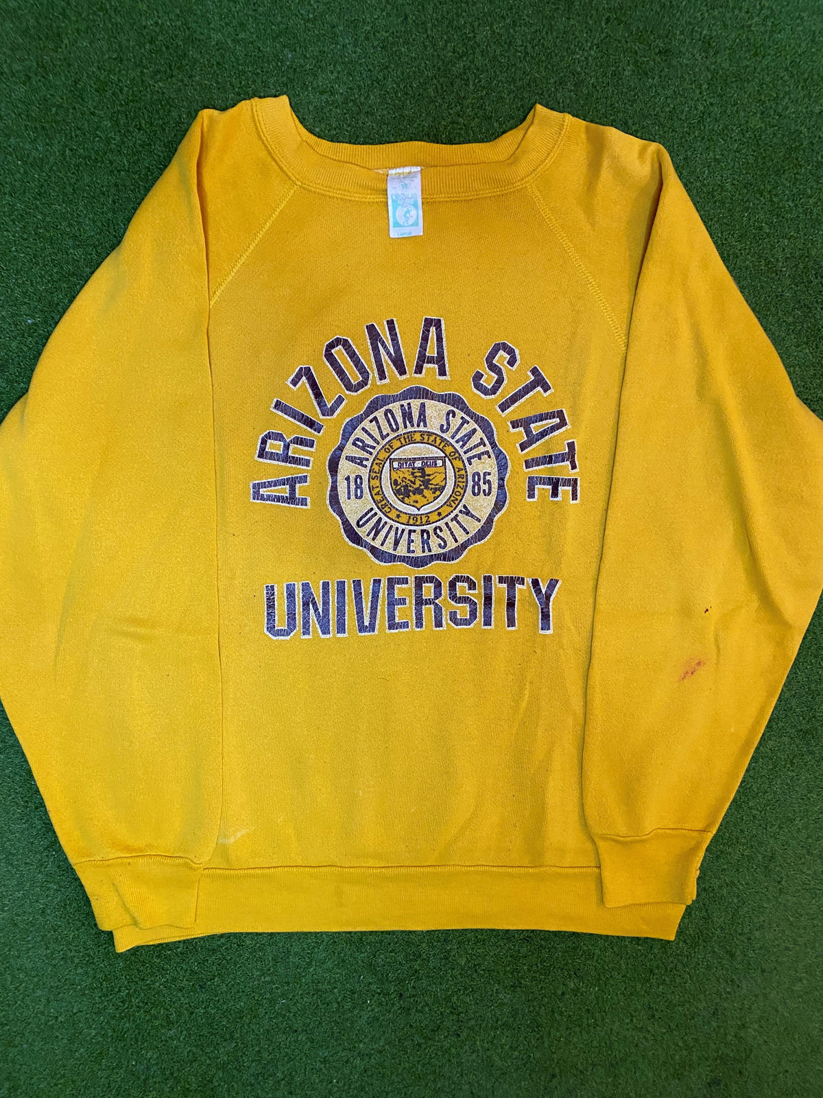 80s Arizona State Sun Devils - Vintage University Sweatshirt (Large) - Gametime Vintage