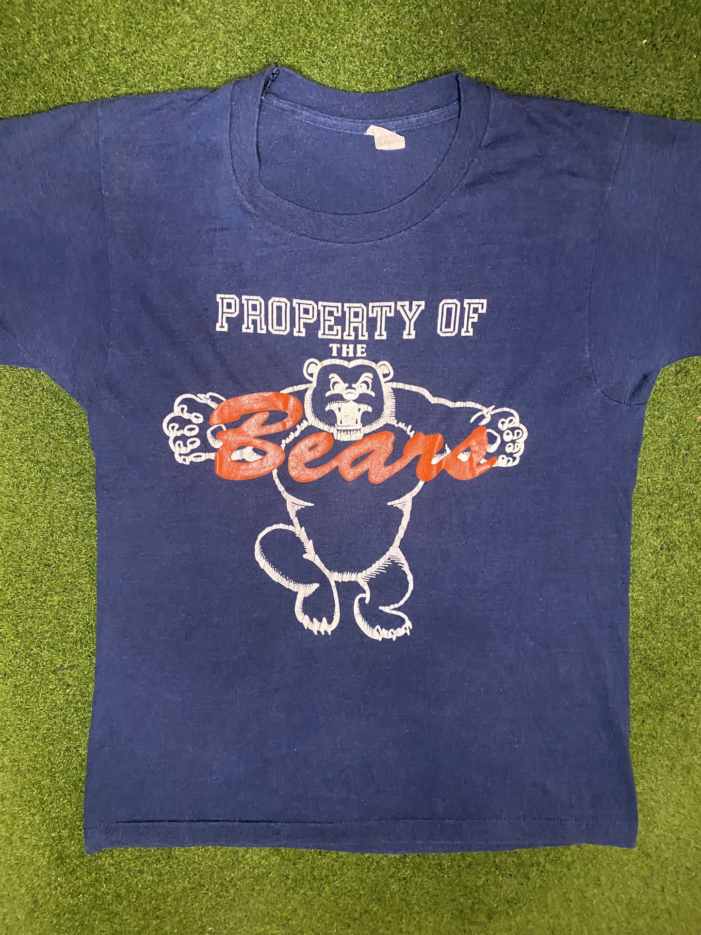80s Chicago Bears - Vintage NFL T-Shirt (Medium) - Gametime Vintage