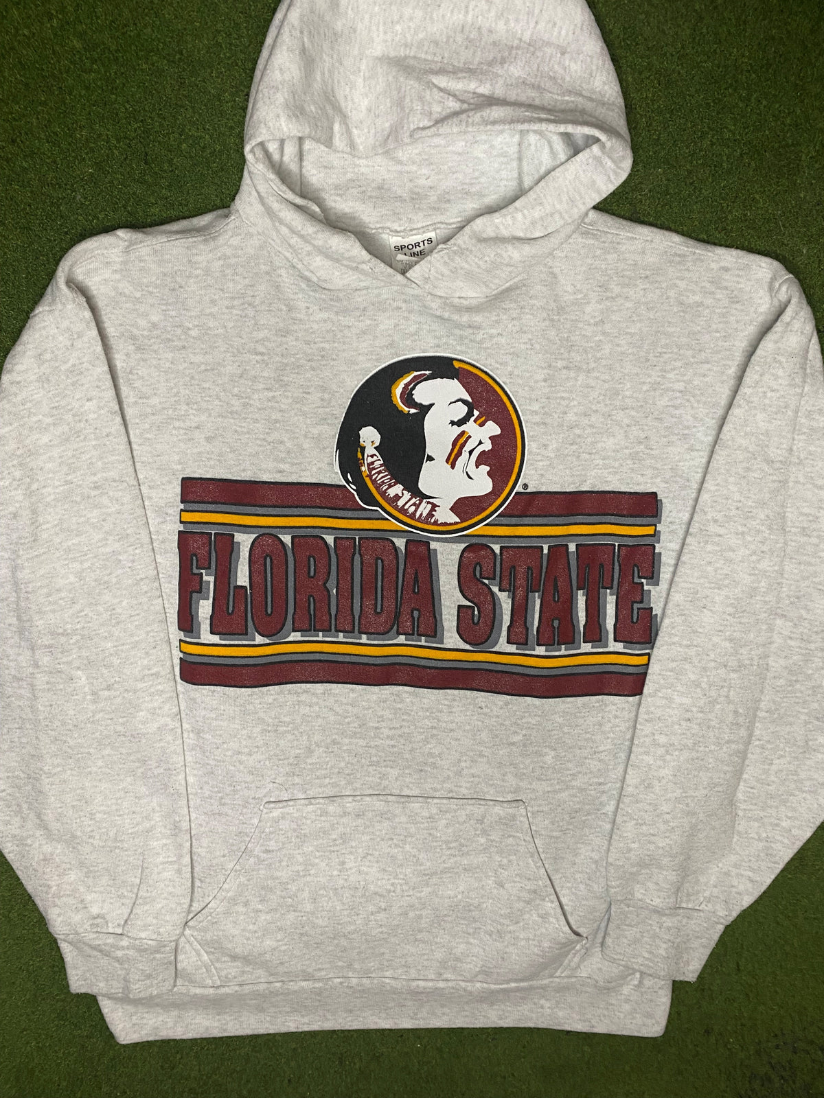 90s Florida State Seminoles - Vintage College Hoodie (Large) - Gametime Vintage