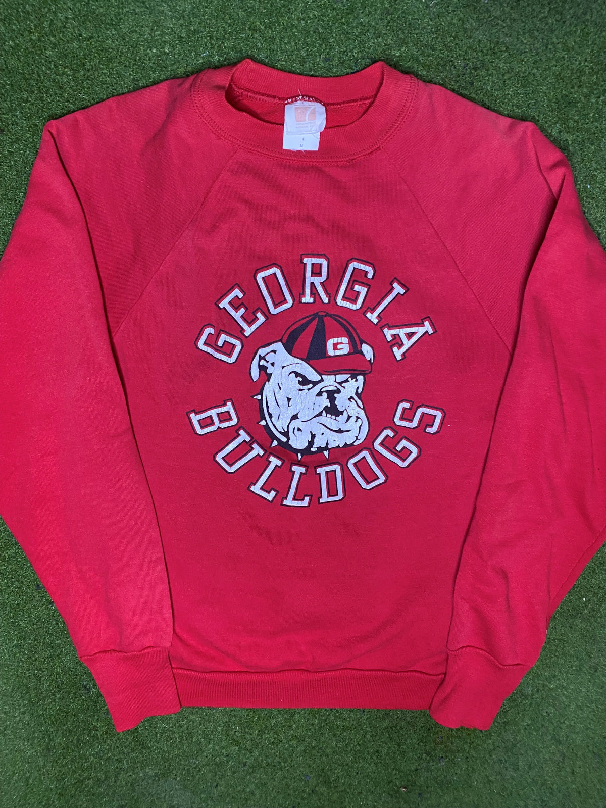 80s Georgia Bulldogs - Vintage College Sweatshirt (Medium) - Gametime Vintage